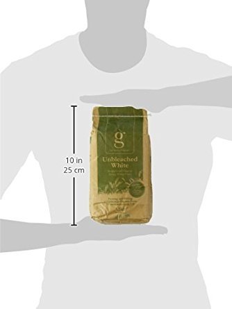 Gilchesters Organics Organic Strong White Wheat Flour 1.5kg (Pack of 6) - Premium Baking Flour for Bread, Pizza & Pastry - Perfect for Home Bakers & Artisan Bread Making