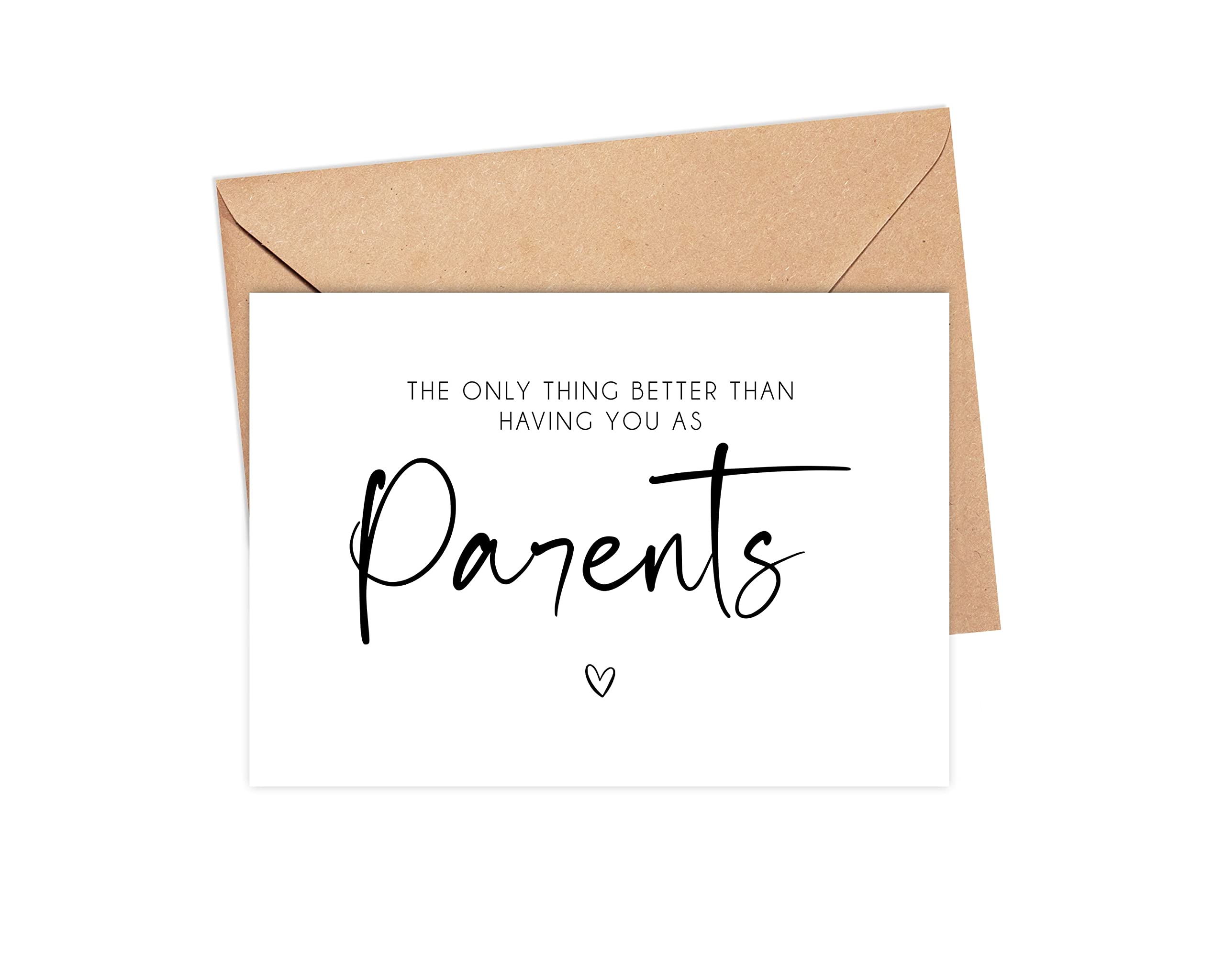 Pregnancy Announcement Cards for Parents & Grandparents - Unique Baby Reveal Gifts for Family - 'We're Having a Baby' Keepsake - Perfect for Gender Reveal Parties & First-Time Parent Celebrations