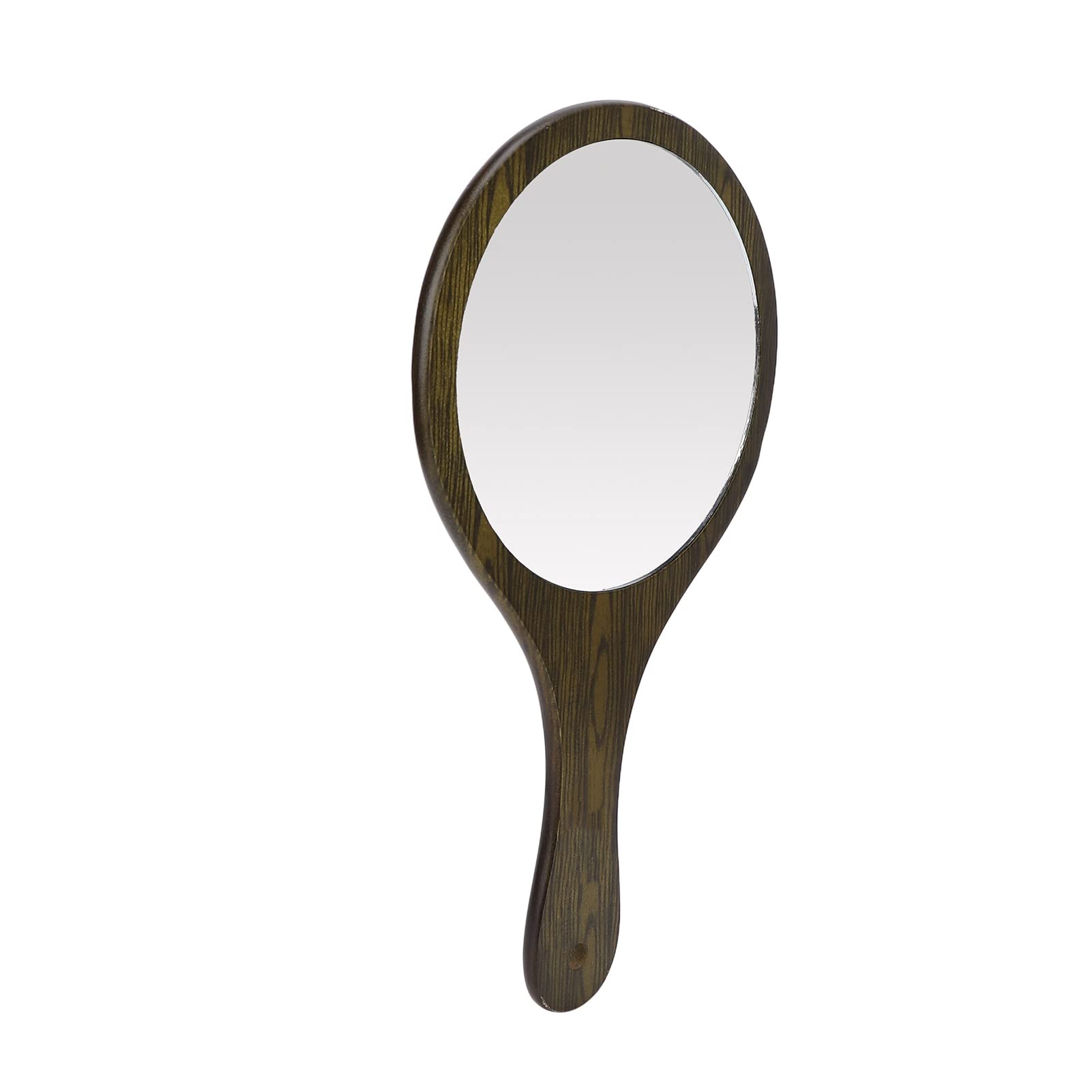 Professional Handheld Hairdressing Mirror with Bottom Hole - Clear, Sturdy & Durable for Salon, Barbers & Home Use - Perfect for Hair Styling, Makeup & Grooming