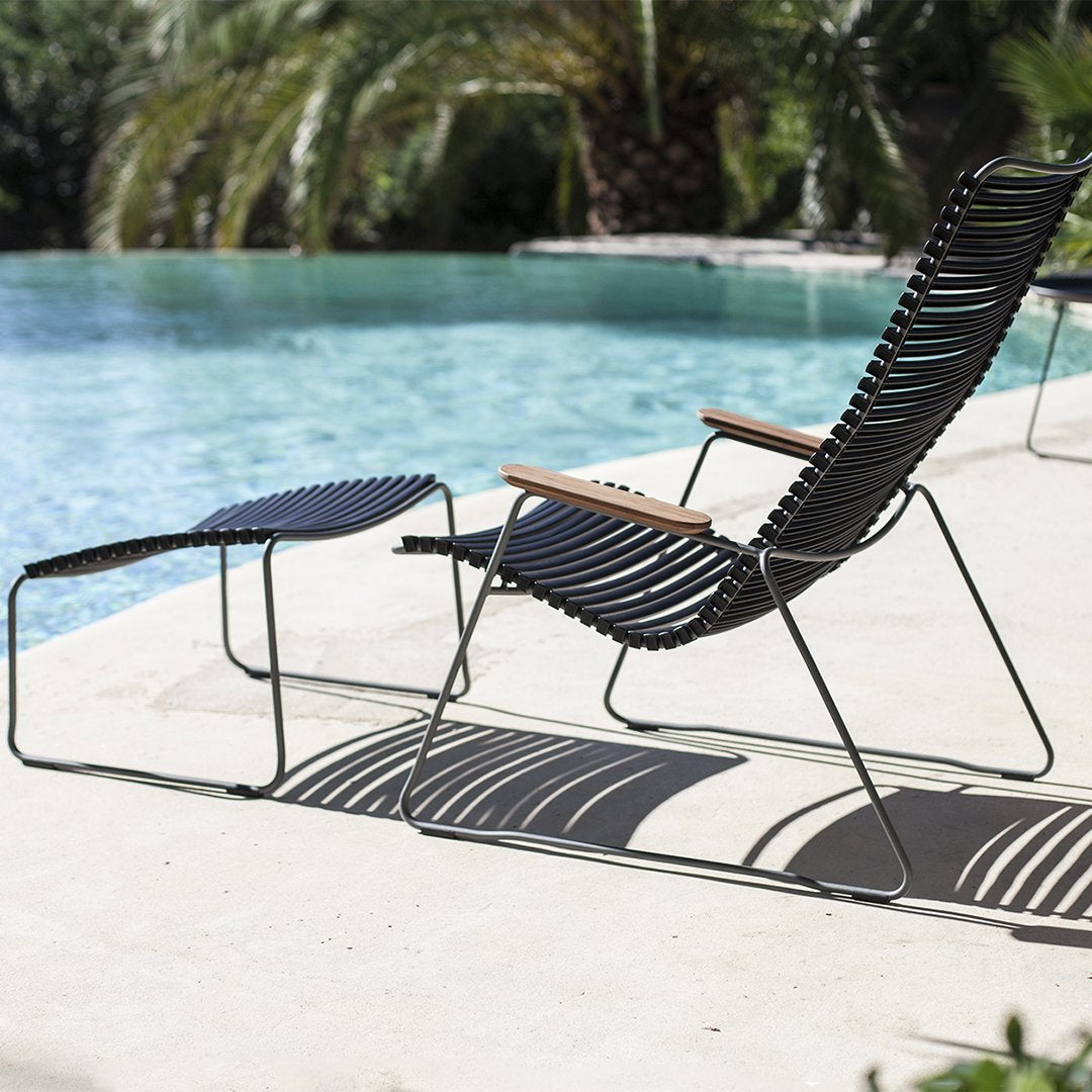 Click Outdoor Lounge Chair - Waterproof & Durable Patio Furniture for Poolside, Garden, and Backyard Relaxation