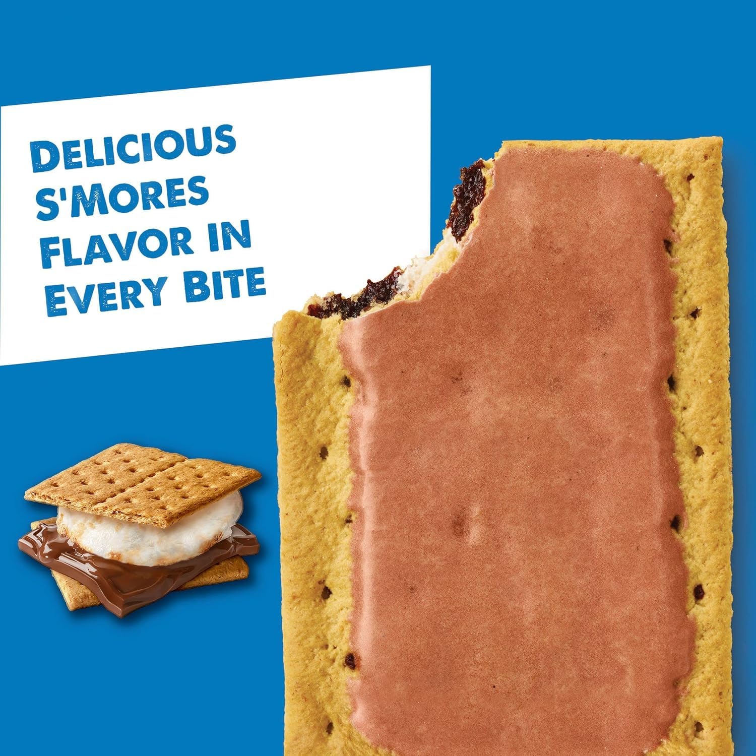 Asherpro Toaster Pastries Variety Pack - Frosted Strawberry, Chocolate, S'mores - Breakfast & Kids Snacks for School & Home
