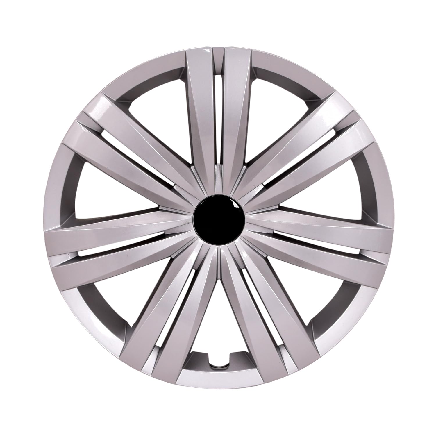 Coast To Coast International 54616S Silver Wheel Cover Accessories - Compatible with 2015-2017 Volkswagen Jetta S Model | Enhance Your Car's Style & Protection for Daily Commute & Road Trips