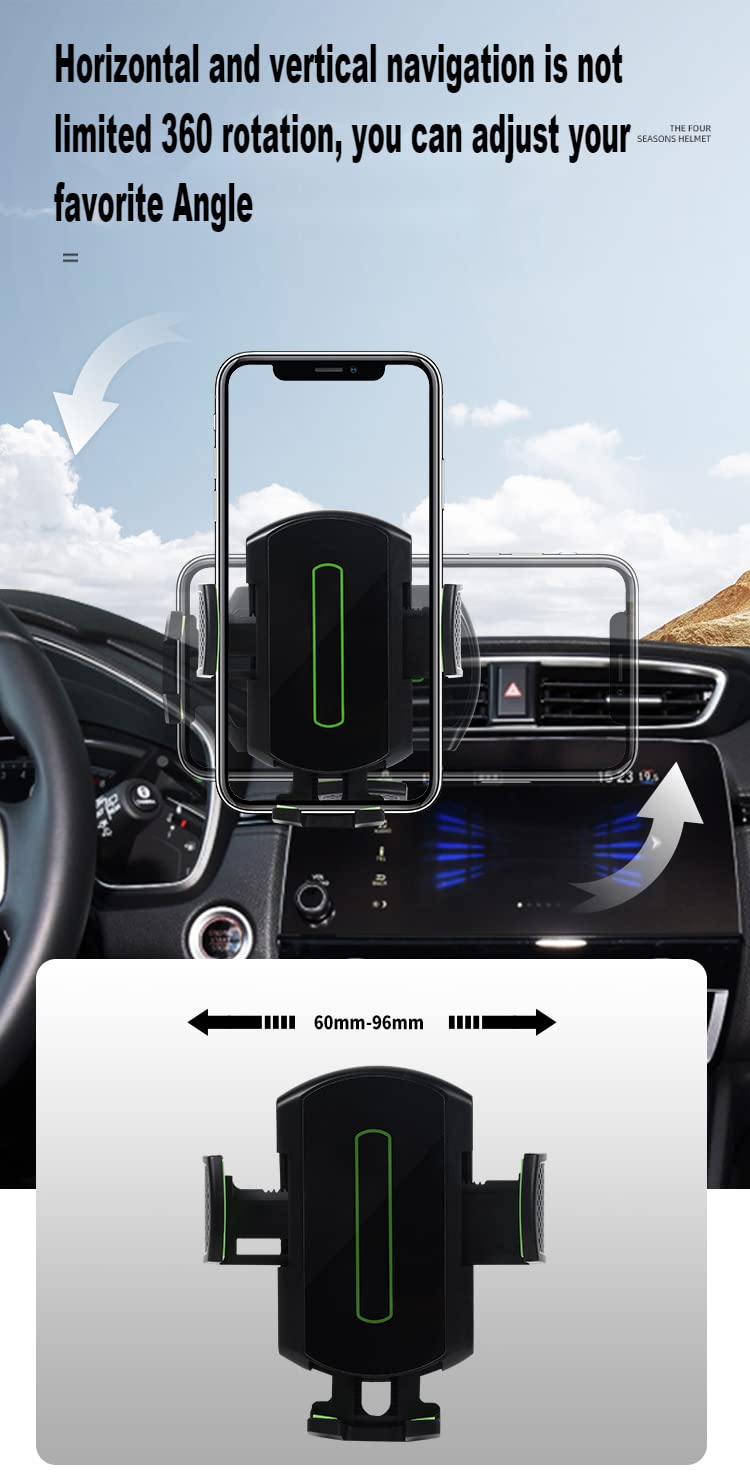 Upgraded Super Suction Cup Car Phone Holder Mount - Universal Hands-Free Dashboard & Windshield Phone Stand for iPhone, Samsung, GPS - Stable Car Accessories Cradle (Gray) | Perfect for Road Trips, Commuting & Delivery Drivers