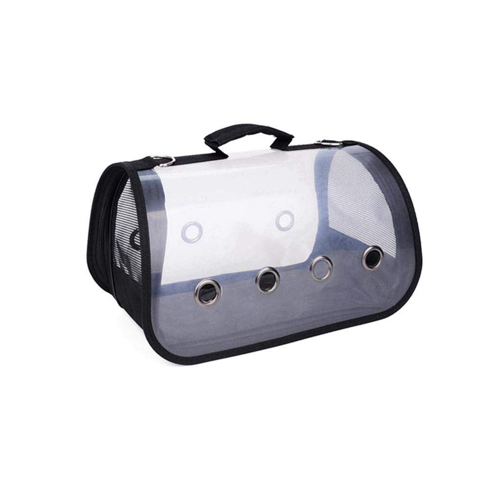 Small Bird Carrier Cage - Portable & Breathable Travel Carrier for Parrots & Small Birds - 3Pcs Black Backpack Style - Perfect for Vet Visits, Outdoor Adventures & Air Travel