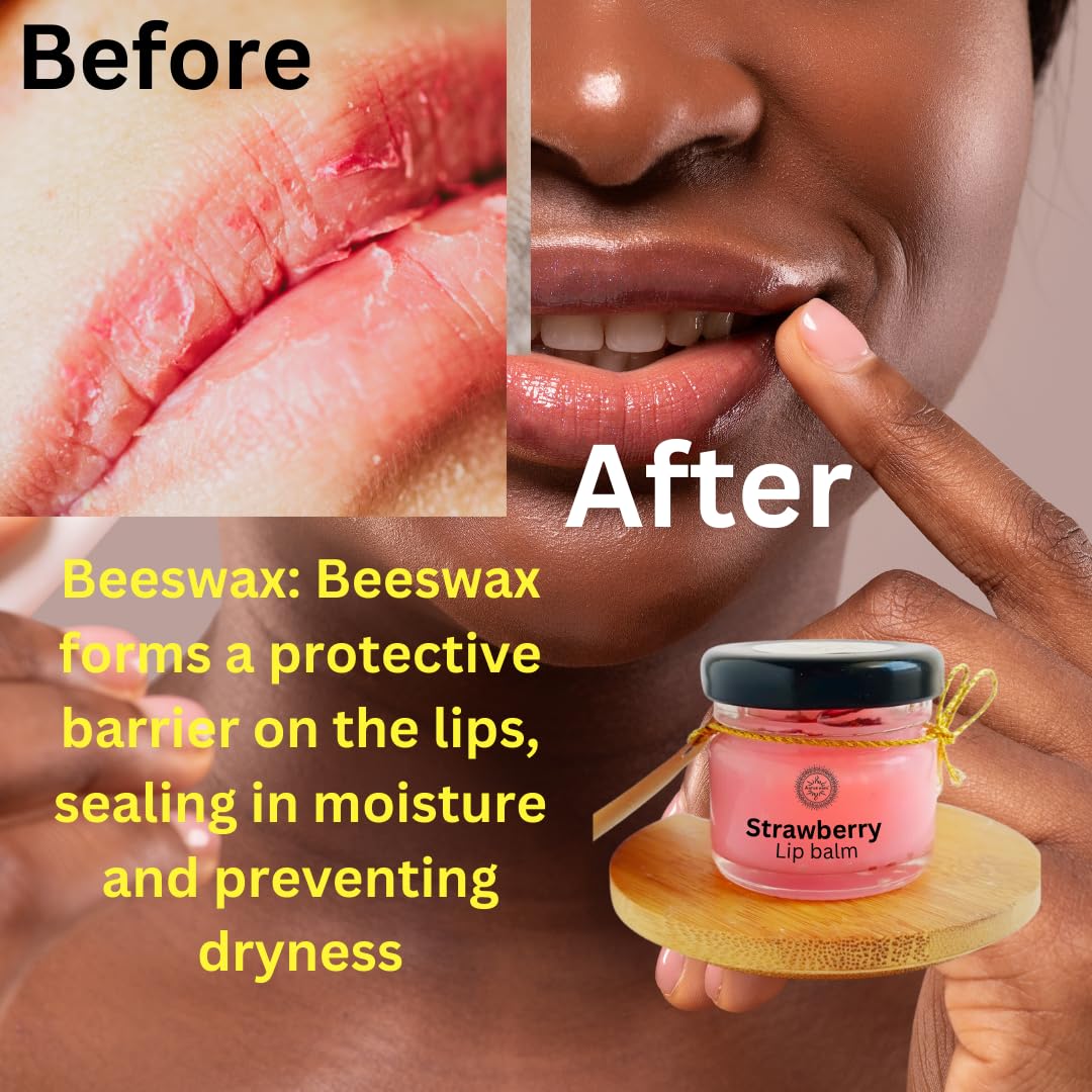 Aaranyam Nourishing Lip Balm - Moisturizing & Hydrating Formula for Soft, Healthy Lips - Perfect for Dry Lips, Winter Care & Daily Lip Protection