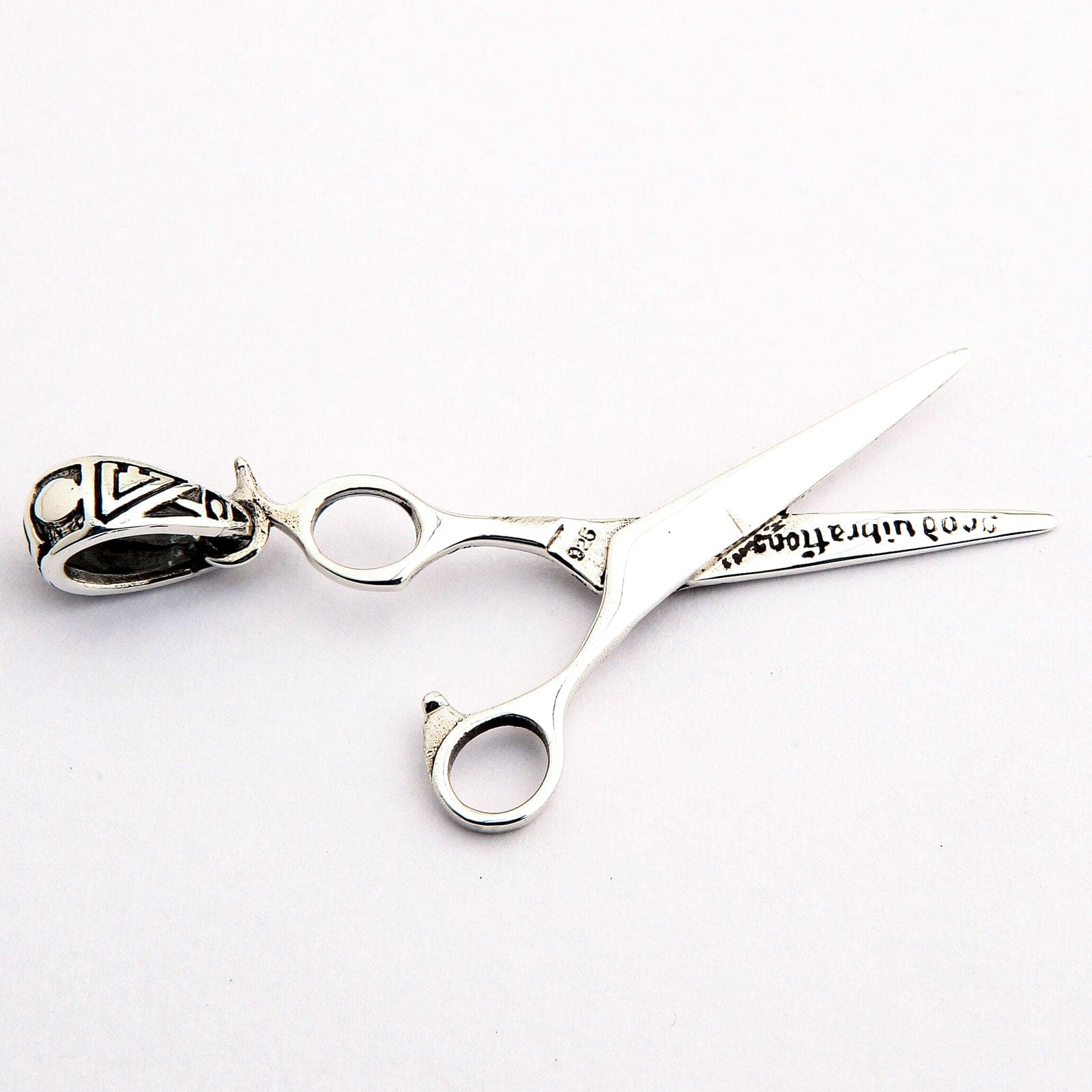 Elegant Sterling Silver Scissors Pendant Necklace - Perfect for DIY Enthusiasts & Fashion Jewelry Lovers