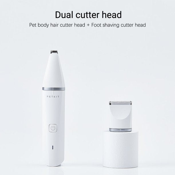 2 in 1 Double Head Electric Pet Clippers for Dogs - Professional Grooming Kit for Home Use, Quiet & Safe Dog Hair Trimmer for Small to Large Breeds - Perfect for Bathing, Shedding & Coat Maintenance