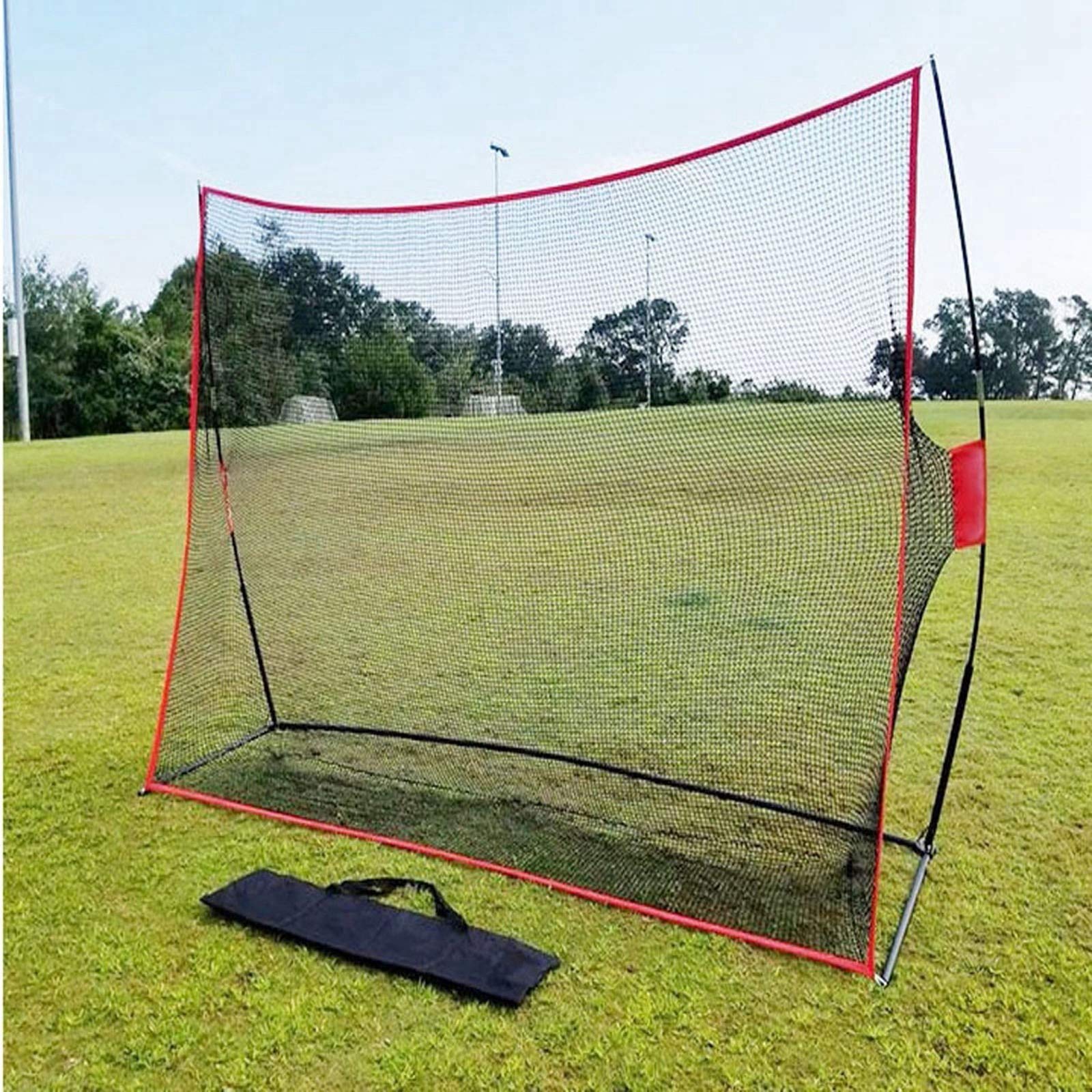 **Portable Golf Practice Net - Wide & Stable Tetoron Knotless Design for Indoor/Outdoor Training | Perfect for Backyard, Driving Range & Home Use**