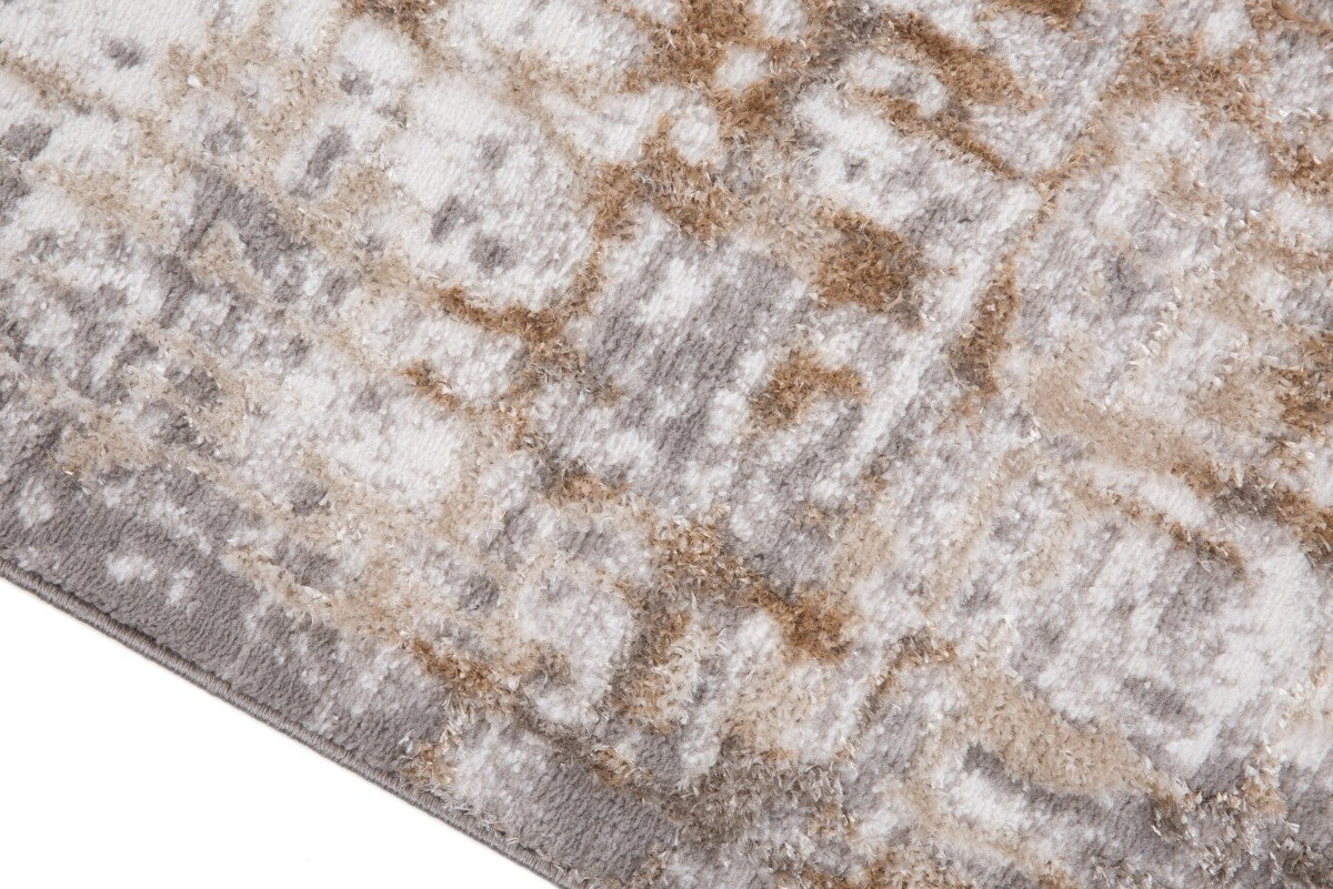 7x9 Area Rug - Soft Modern Grey, Cream & Beige Non-Slip Living Room Rug for Bedroom, Home Decor - Perfect for Living Spaces, Bedrooms & Offices