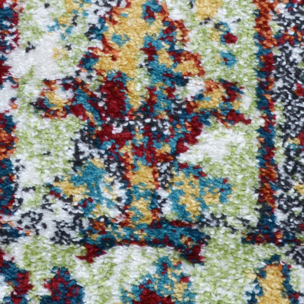 Artful Machine Woven Rug - Soft Modern Area Rug for Living Room, Bedroom, Dining Room - Non-Slip Durable Home Decor Carpet