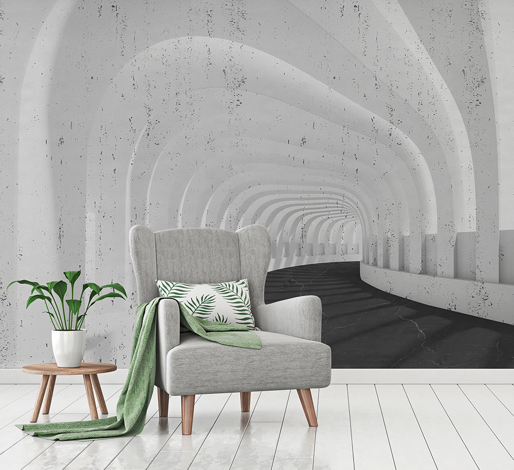 Endless Hallway Wall Art - Modern Abstract Canvas Prints for Home & Office Decor - Perfect for Living Room, Bedroom, or Office Spaces