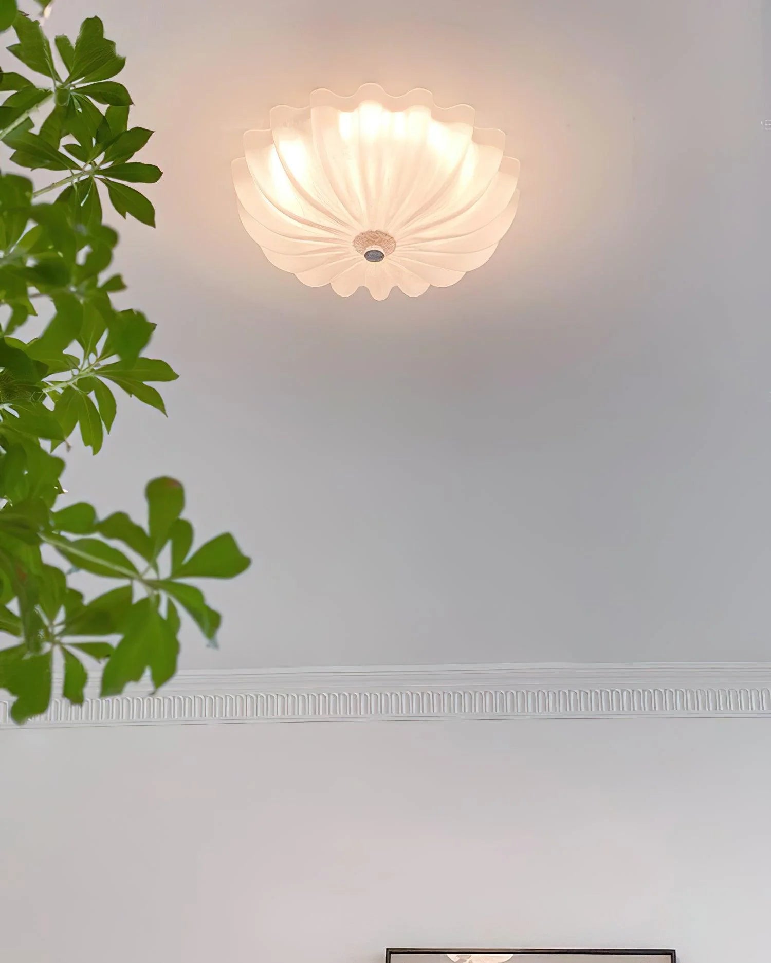 Modern Oman Glass Ceiling Light Fixture - Elegant Crystal Chandelier for Living Room, Bedroom & Dining Room Lighting - Perfect for Home Decor & Interior Design