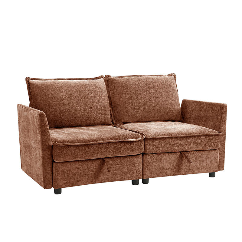 Harmetrix Oversized Soft Sectional Couch with Storage | Modern L-Shaped Sofa Bed with Hidden Compartment | Perfect for Living Room, Family Room & Small Spaces