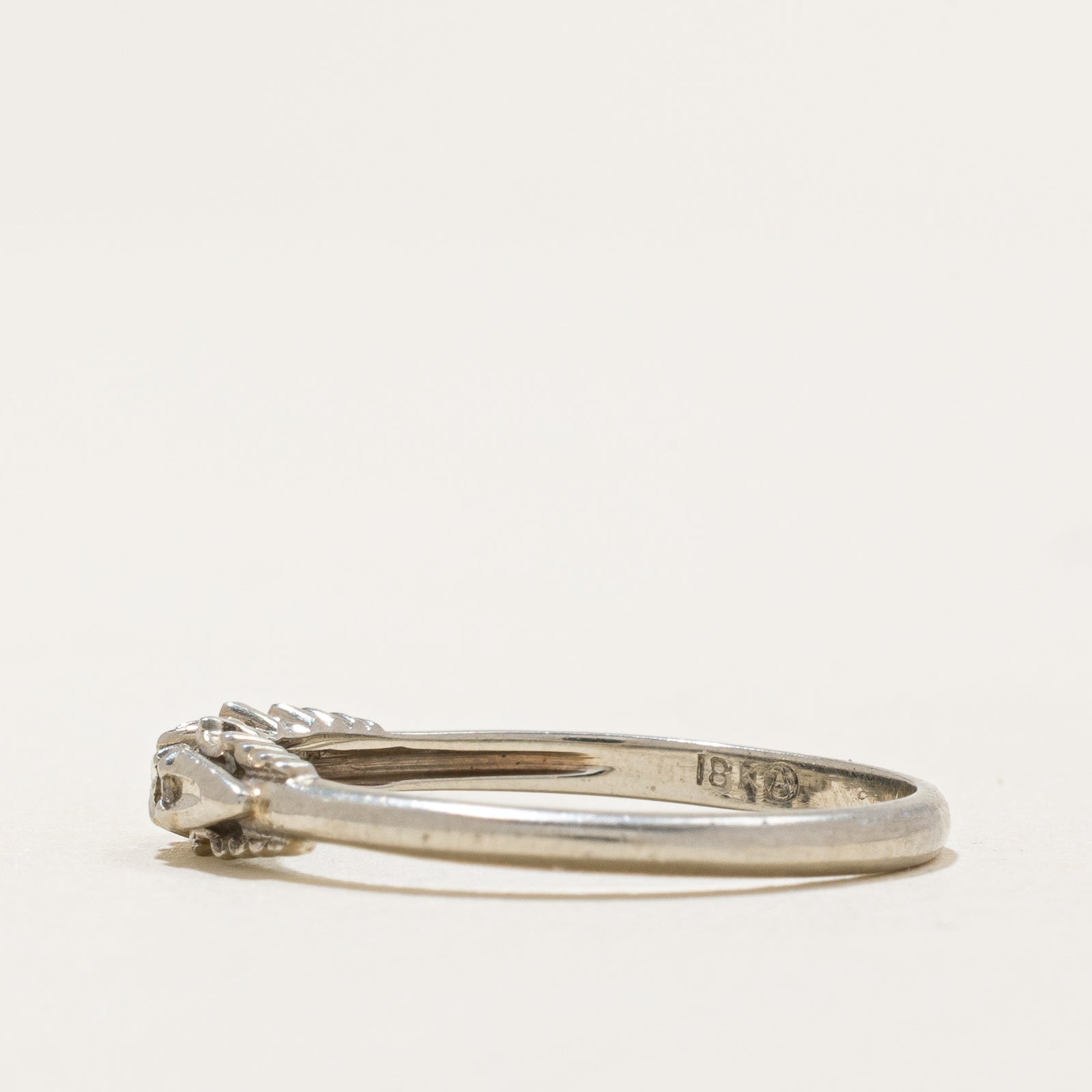 0.015ctw Three Stone Diamond Ring - Size 7.5 | Elegant Engagement & Wedding Band for Women | Perfect for Proposals, Anniversaries & Special Occasions