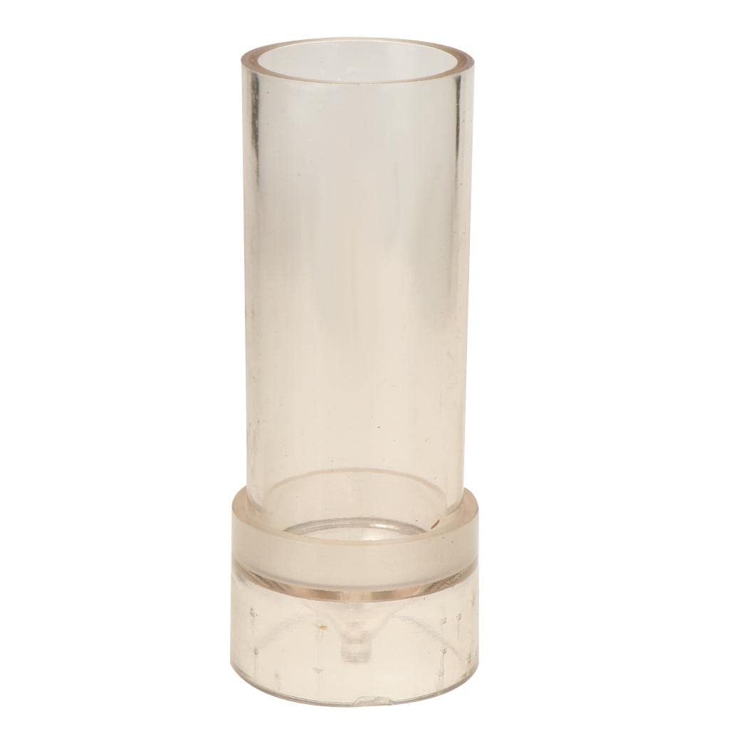 CALANDIS Spire Cylinder Shaped Plastic Clear Candle Molds - 150mm DIY Candle Making Supplies for Home Decor, Wedding Centerpieces & Craft Projects