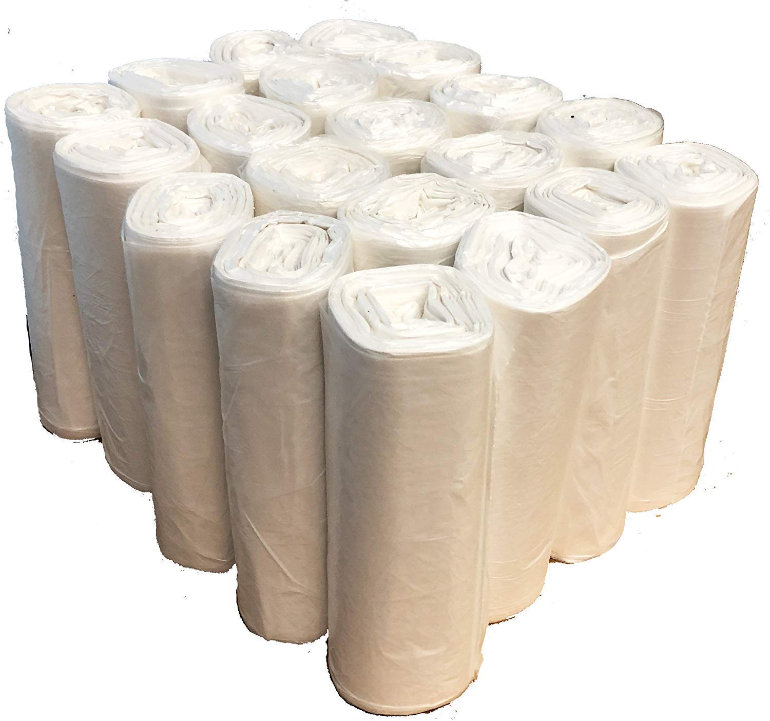 Heavy Duty 6-10 Gallon & 33 Gallon Trash Bags Combo Pack (1000+150 Count) - Extra Thick, Leak Proof, Tear Resistant for Kitchen, Office, and Outdoor Use