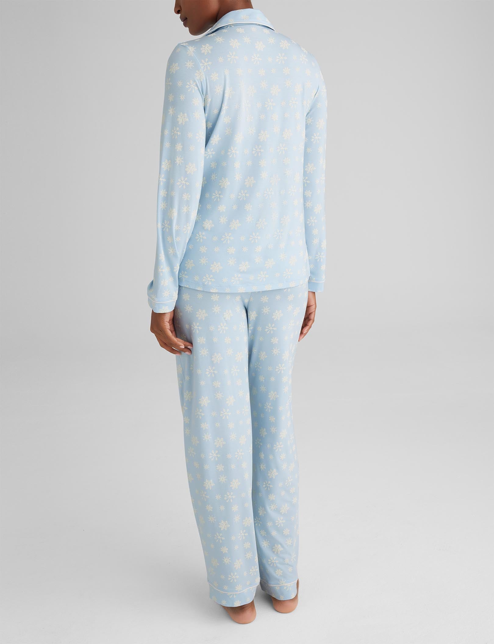 Cozy Women's Long Sleeve Pajama Set - Soft Sleepwear Loungewear for Relaxing at Home & Bedtime Comfort
