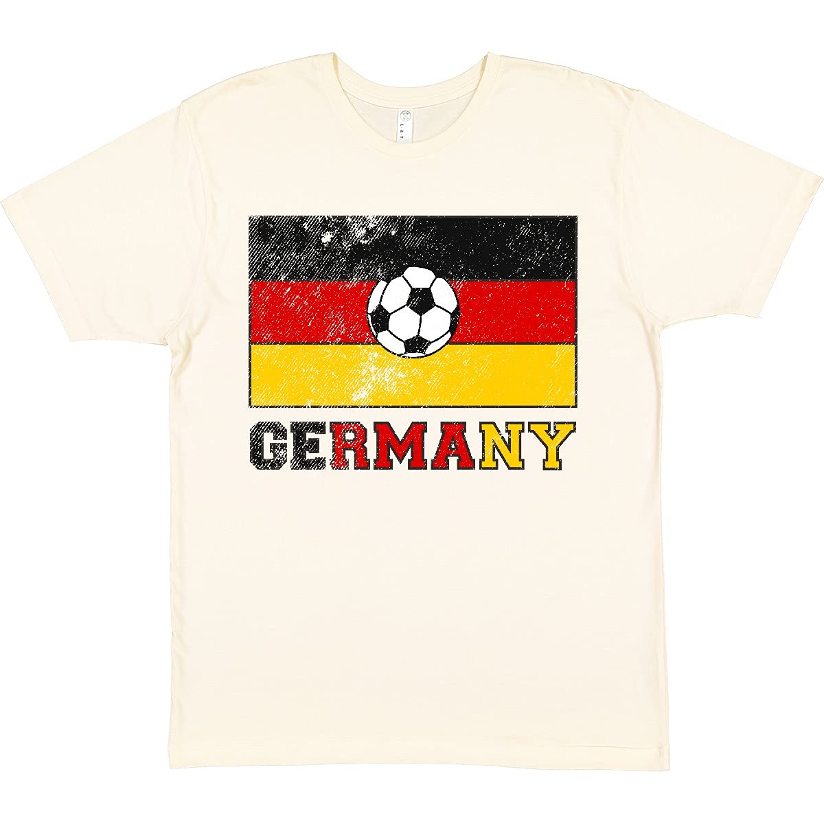 Inktastic German Soccer Fan T-Shirt - Comfortable Cotton Jersey for Men & Women - Perfect for Game Day, Parties & Casual Wear