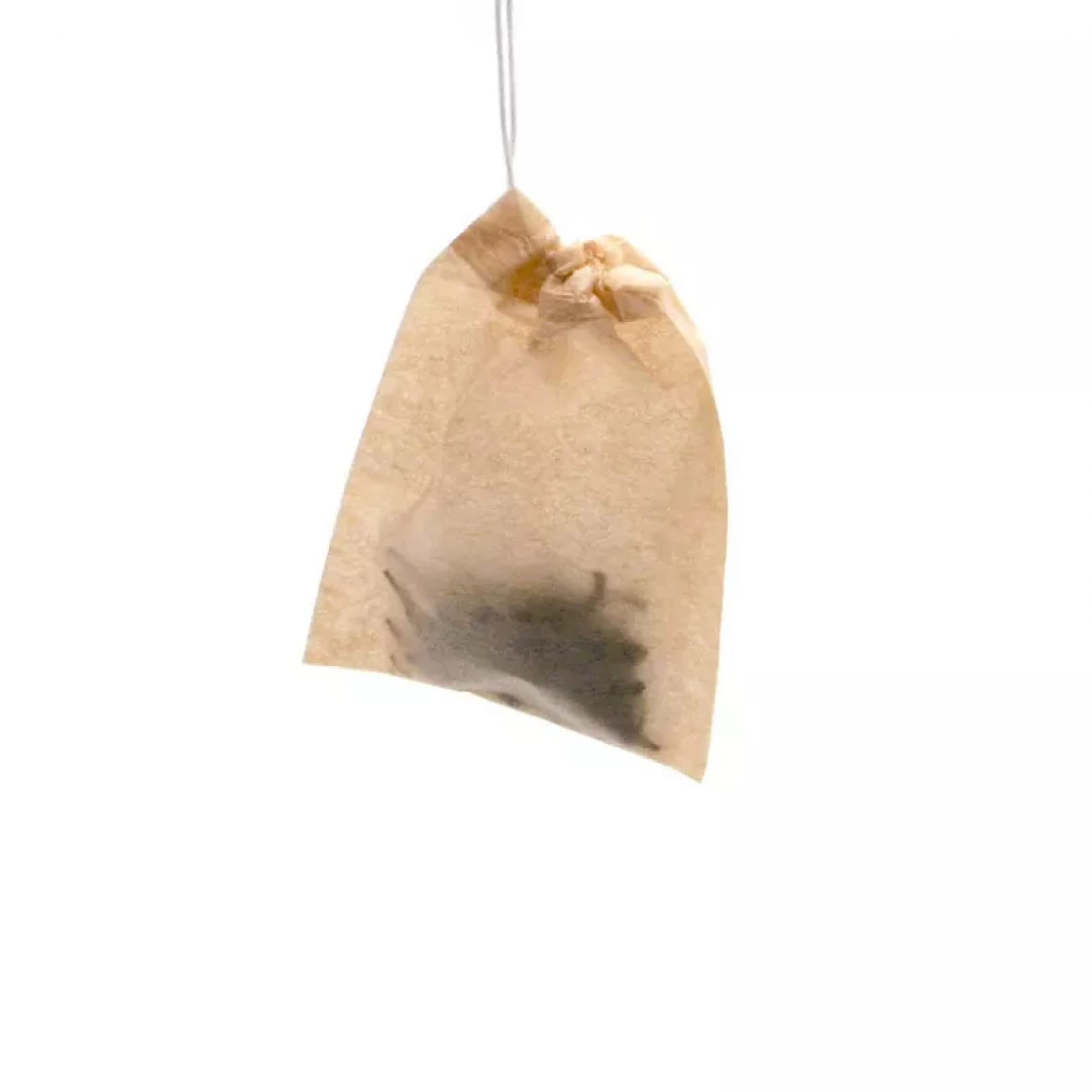 100Pcs Disposable Empty Tea Bags with String & Heat Seal - Fine Mesh Filter Paper for Loose Leaf Tea, Herbs & Spices - Perfect for Homemade Tea Blends, Gift Giving & Tea Parties