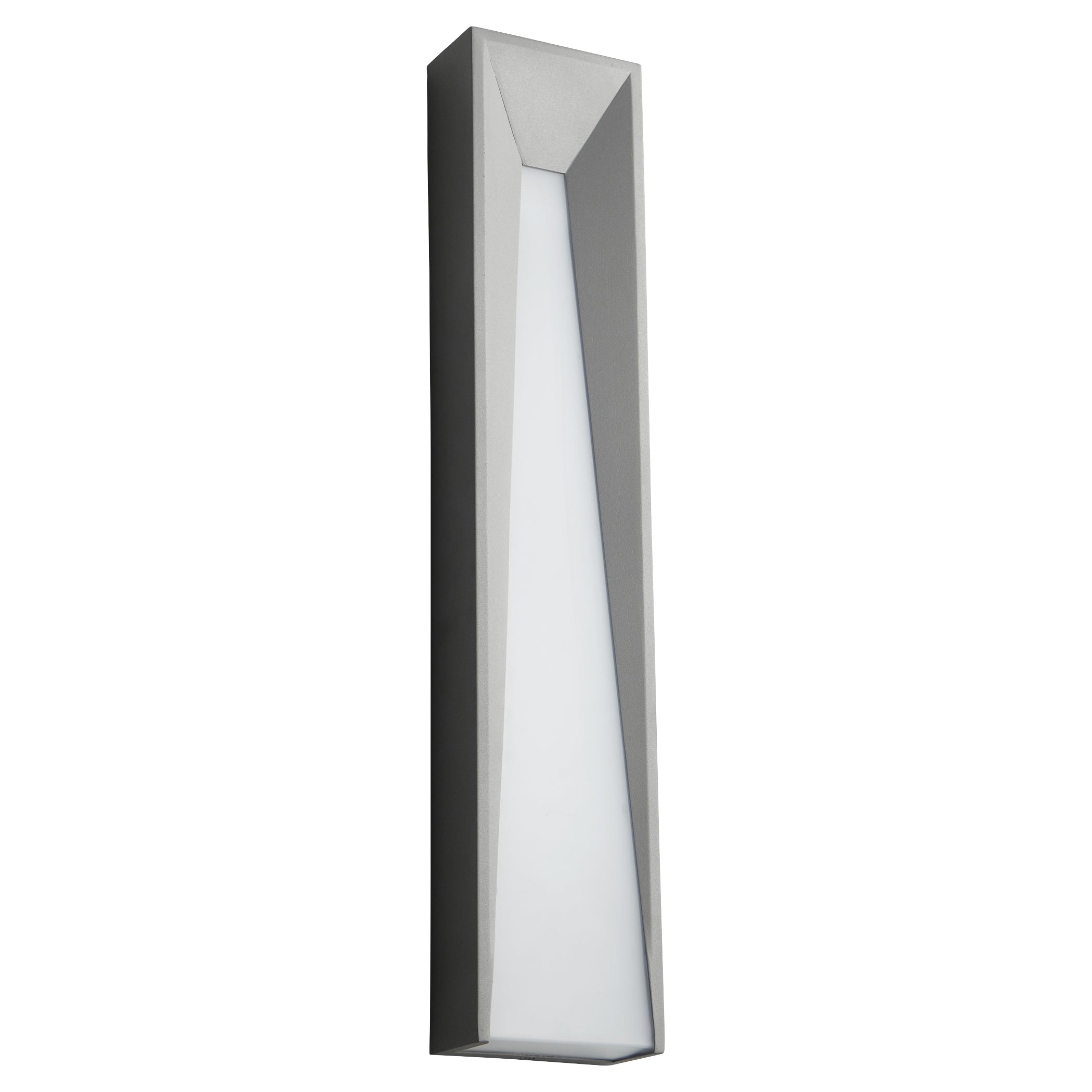 Oxygen Calypso 3 731 16 Outdoor Wall Sconce Light Grey - Waterproof Exterior Lighting for Patio, Garden, Porch and Entryway
