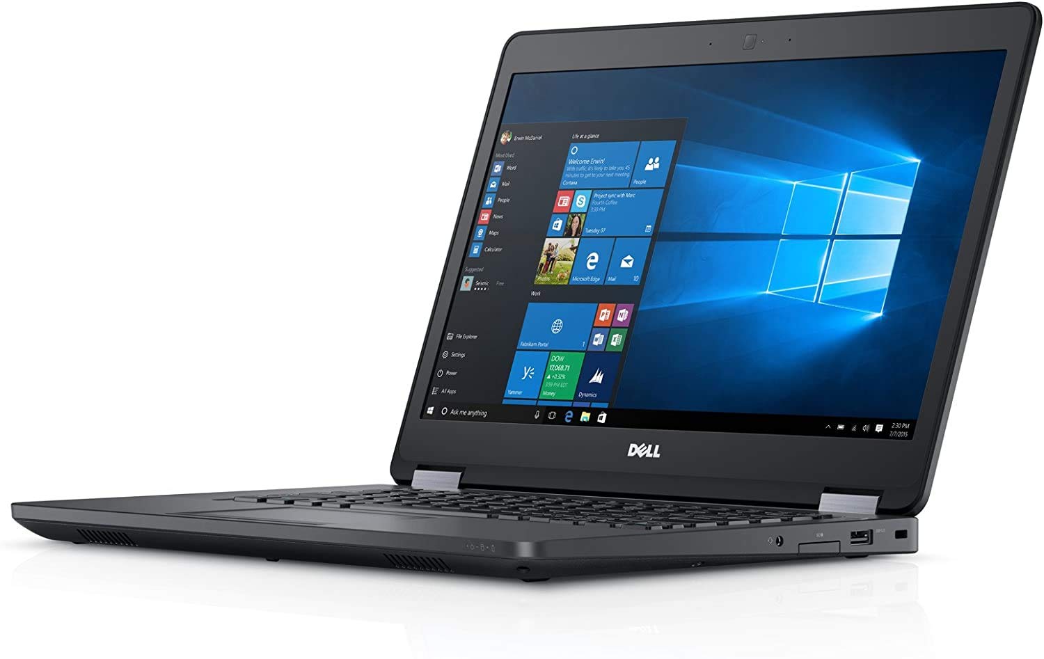Refurbished Dell Latitude E5470 HD Business Laptop - Intel Core i7-6820HQ, 8GB RAM, 512GB SSD, HDMI, Webcam, WiFi, Windows 10 Pro, SD Card Reader | Ideal for Office Work, Remote Jobs & Business Travel