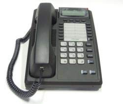 TELEMATRIX TMX1105 Single Line Desk Phone with LCD Display - Black | Office & Home Business Communication Device