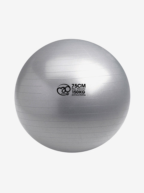 Yoga Mad 150kg Anti-Burst Swiss Exercise Ball with Pump - 75cm for Yoga, Pilates, Home Workouts & Office Fitness