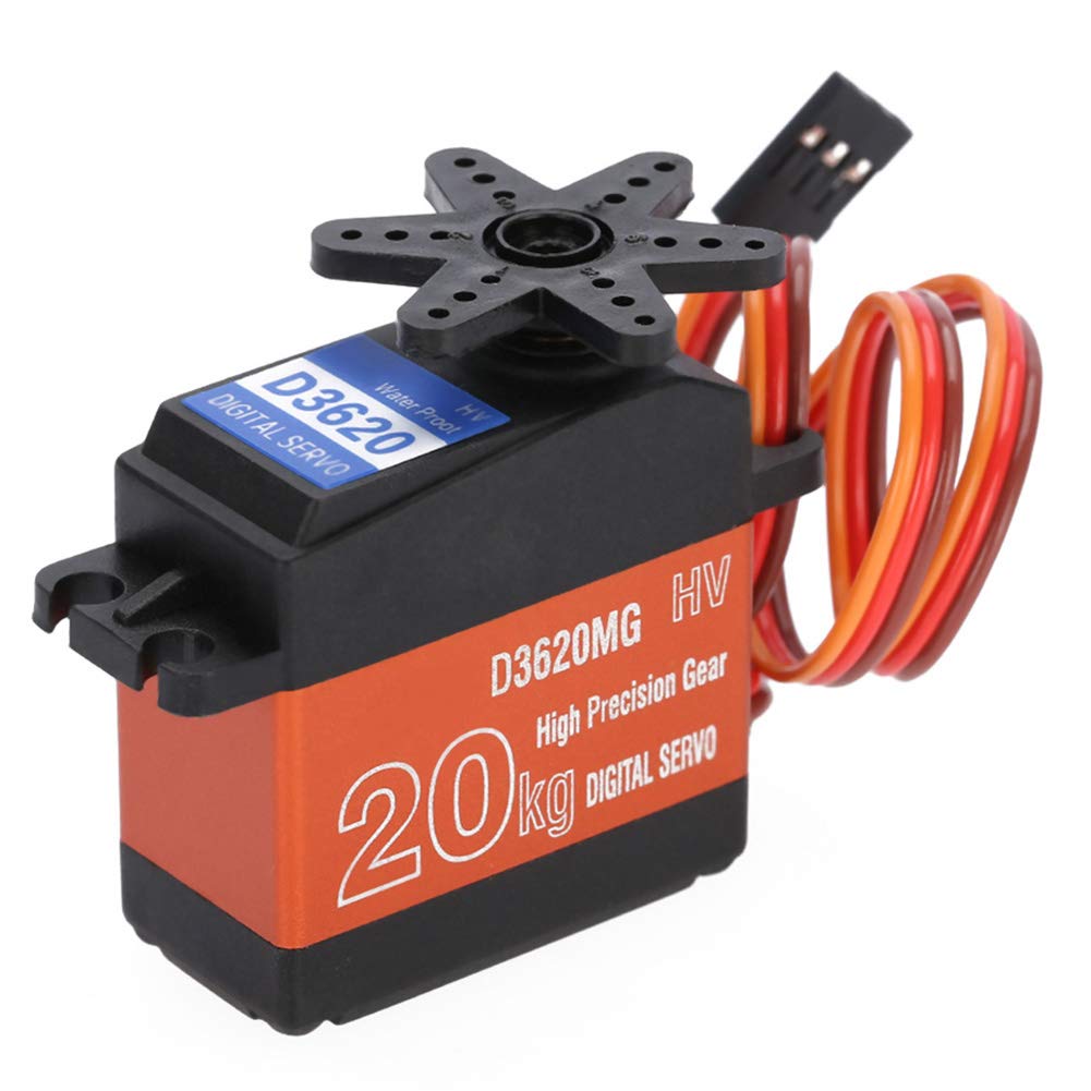 Hozee 180° High Torque Digital Servo Motor for RC Cars, Airplanes, Boats – Waterproof, Metal Gear, High Speed & Precision – Ideal for RC Racing, Drifting, and DIY Robotics Projects