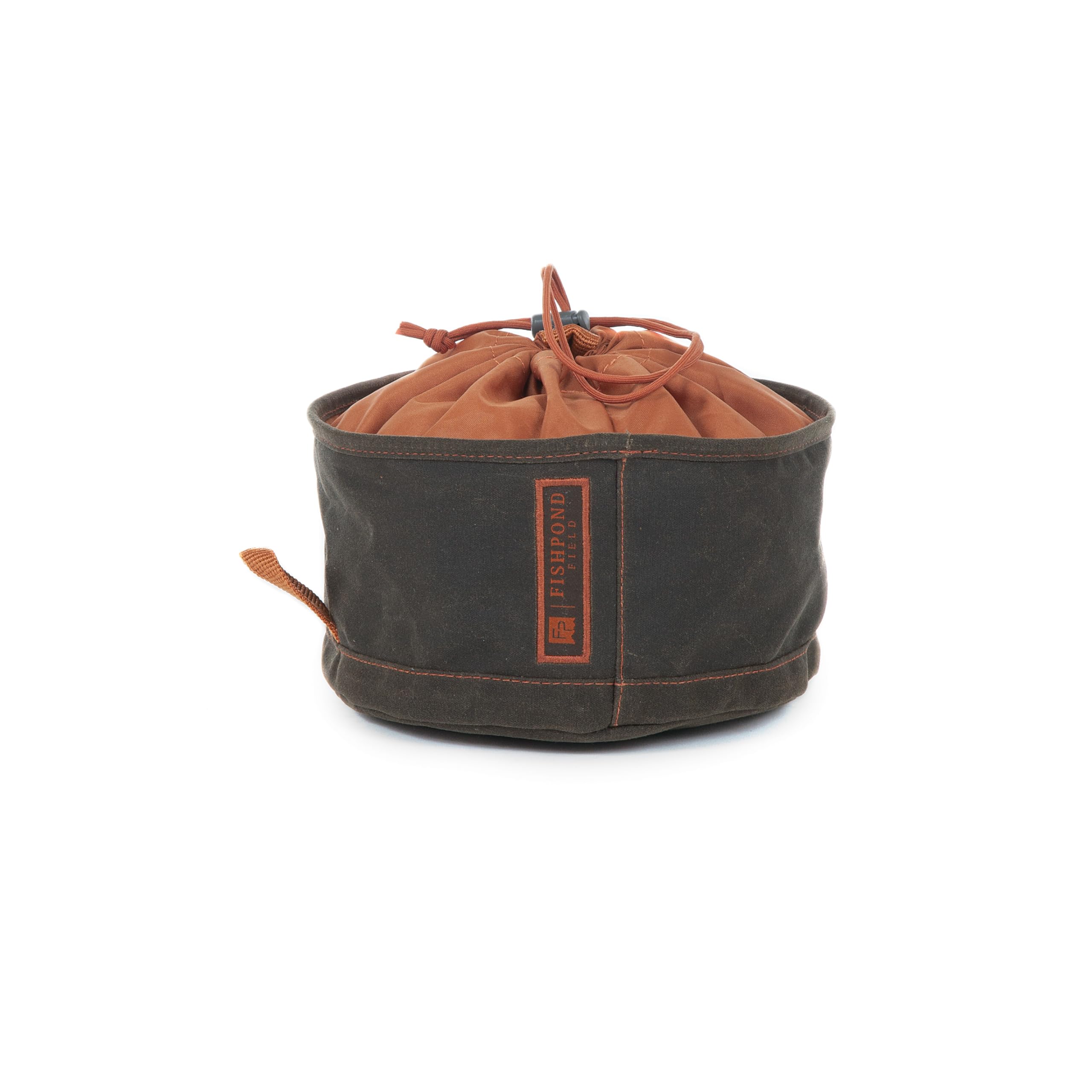 Fishpond Bow Wow Travel Dog Food Bowl - Peat Moss | Portable Collapsible Dog Bowl for Hiking, Camping & Travel | All Breeds | Durable & Leak-Proof Pet Feeding Solution