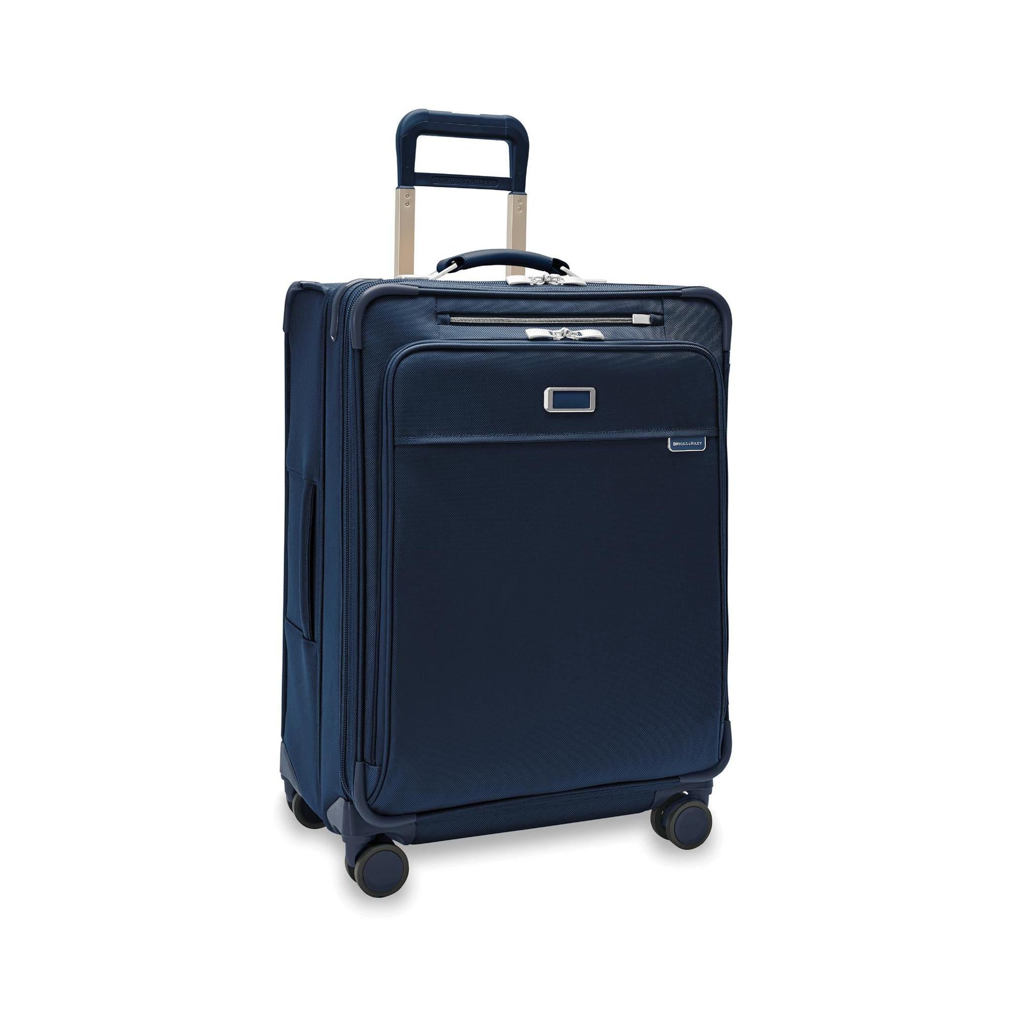 Briggs & Riley Baseline Medium Expandable Spinner Luggage - Lightweight Durable Carry-On Suitcase for Business Travel & Vacation | Perfect for Airplane Overhead Bin & Weekend Getaways