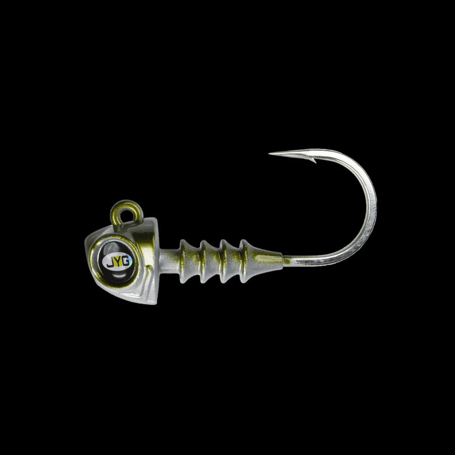 JYG Pro Fishing Swim 7 Jig Heads - Premium Saltwater & Freshwater Bass Fishing Lures for Anglers - Ideal for Casting, Trolling, and Jigging in Lakes, Rivers, and Ocean