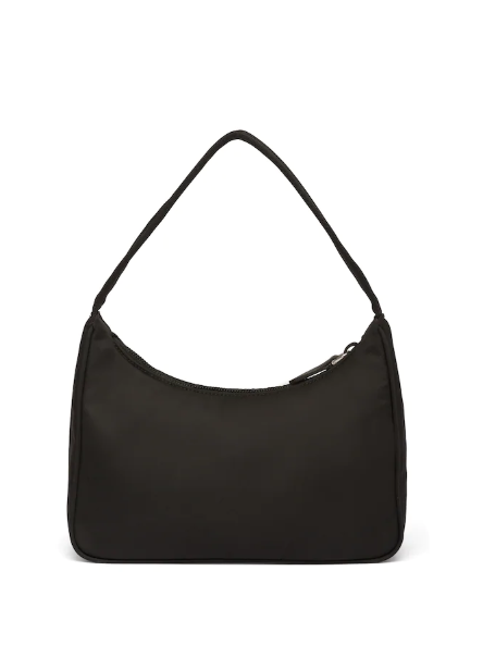 Prada Re-Edition 2000 Nylon Mini Bag in Black & Red | Luxury Crossbody Purse for Women | Perfect for Night Out, Date Night & Travel Accessories