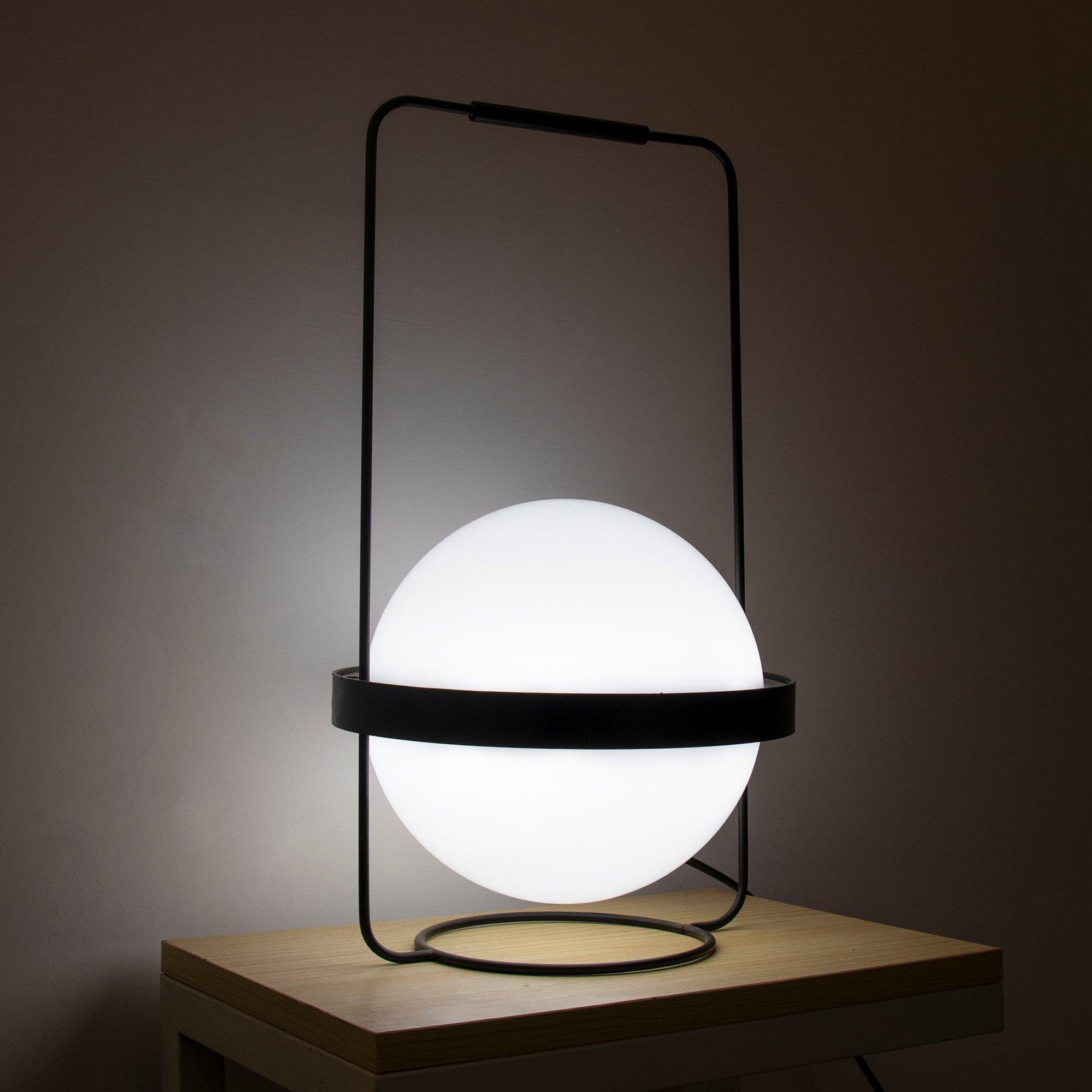 Modern LED Garden Table Lamp - Outdoor Solar Powered Waterproof Lighting for Patio, Deck, and Backyard - Perfect for Evening Gatherings & Landscape Decor