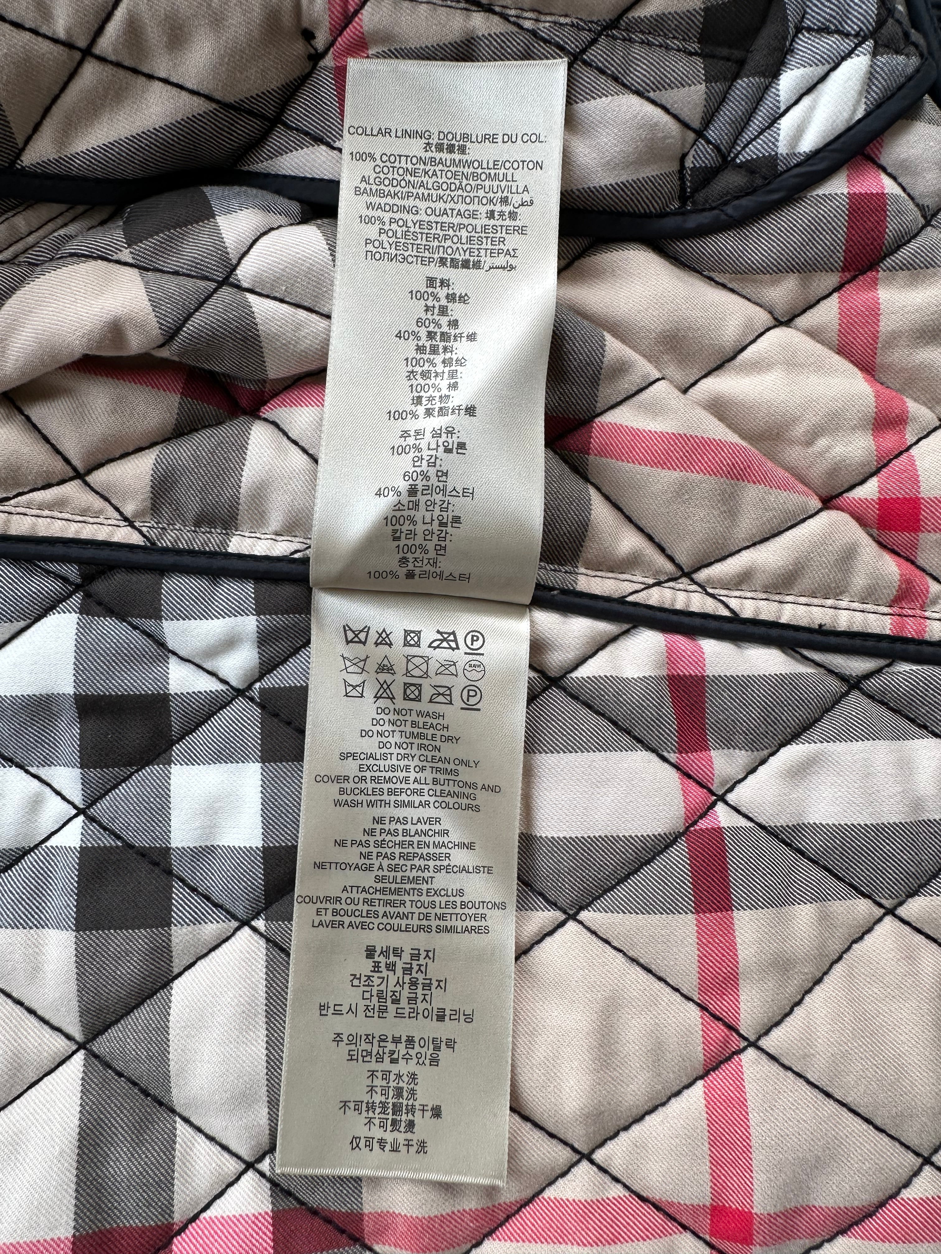 Burberry Brit Black Quilted Zip Up Jacket for Women - Stylish Winter Coat with Hood, Perfect for Outdoor Activities & Casual Wear