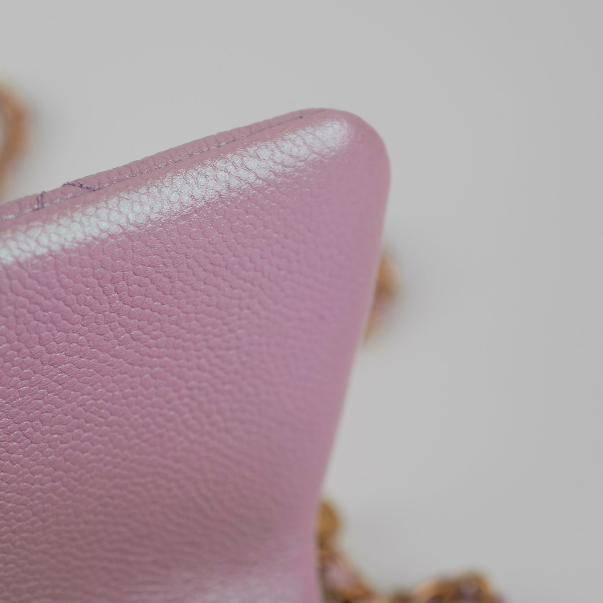 Chanel Caviar Leather My Perfect Square Mini Bag Iridescent Pink with Microchip - Perfect for Evening Parties, Date Nights & Luxury Fashion Accessories