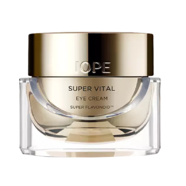 IOPE Super Vital Eye Cream - Anti-Aging & Hydrating Eye Treatment for Dark Circles & Wrinkles | Perfect for Night Routine & Travel Skincare