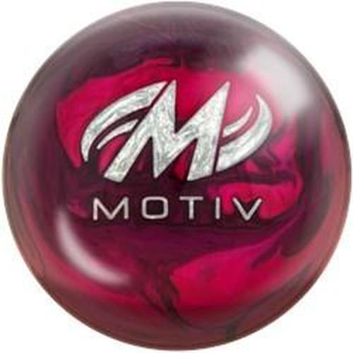 Motiv Thrill Wine Magenta Pearl Bowling Ball | High Performance Reactive Resin | Perfect for League Play & Tournament Competition