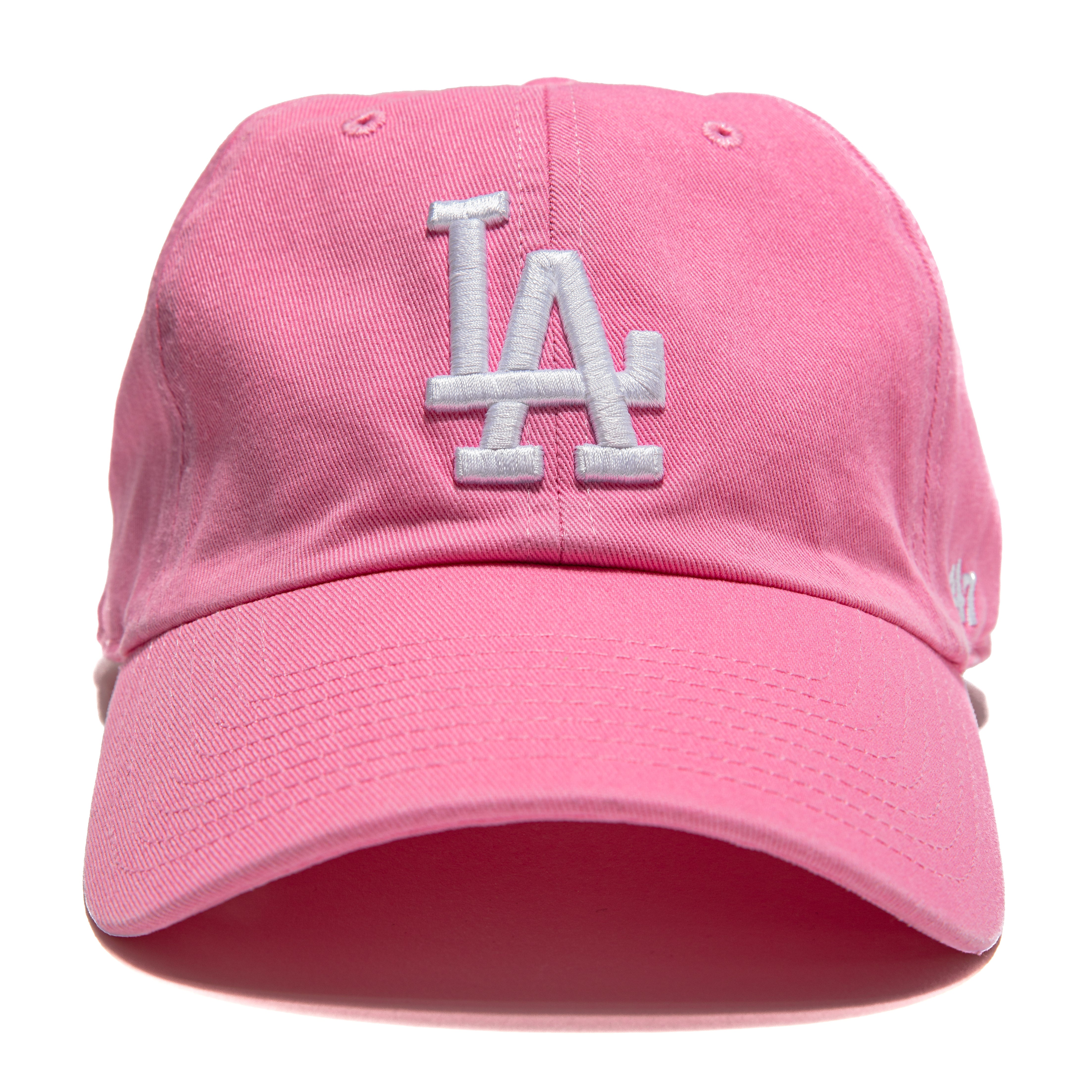 47 Brand Los Angeles Dodgers Cleanup Adjustable Baseball Cap - Pink | Snapback Hat for Men & Women | Perfect for Games, Outdoor Activities & Casual Wear