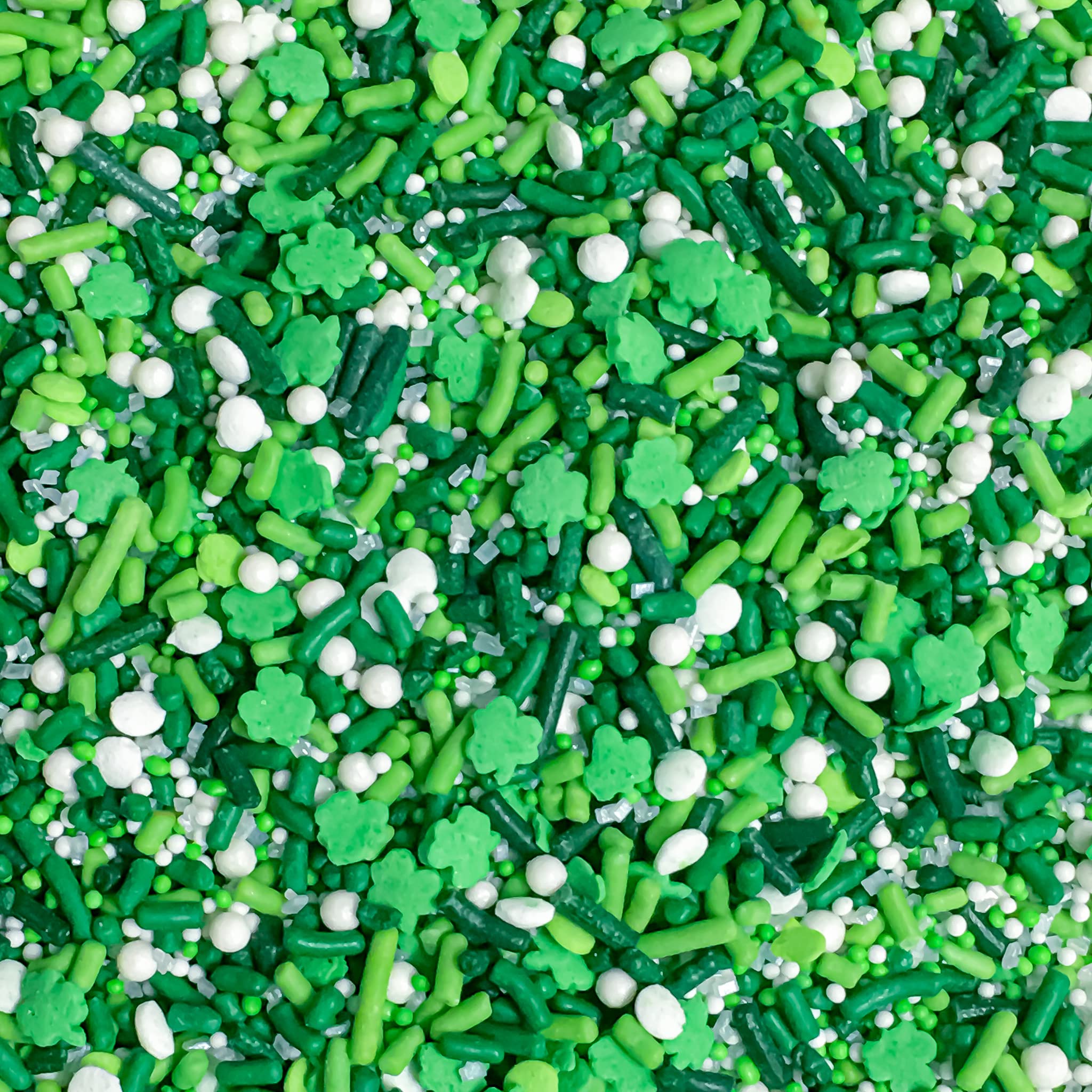St. Patrick's Day Baking Decorations - 6oz Lucky Confetti Sprinkles for Cupcakes, Cakes, Cookies, Ice Cream & Donuts | Perfect for Parties, Holidays & DIY Desserts