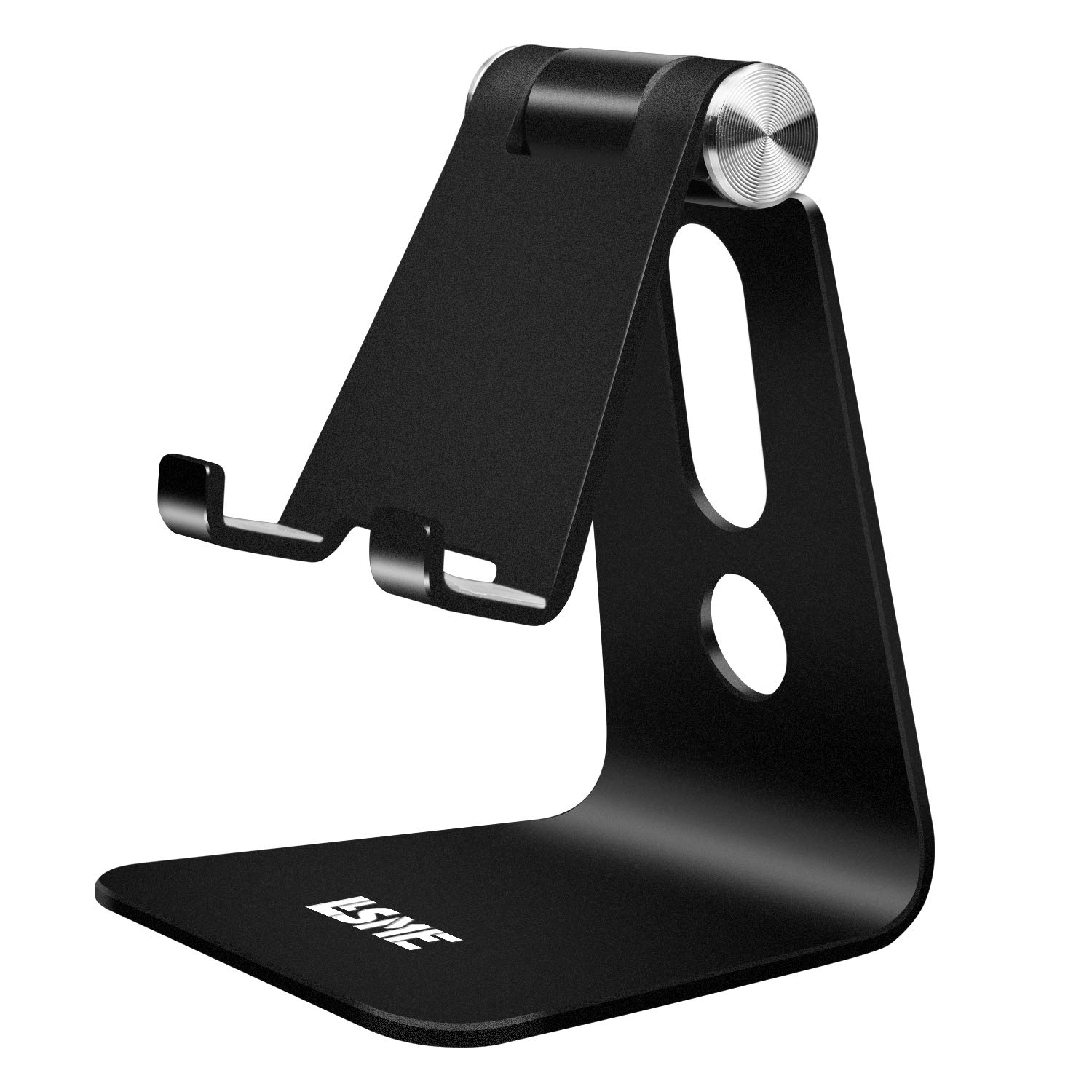 Adjustable Aluminum Cell Phone Stand - Universal Phone Holder, Dock & Cradle for iPhone, iPad Air/Mini & All Smartphones - Perfect for Desk, Office & Home Use