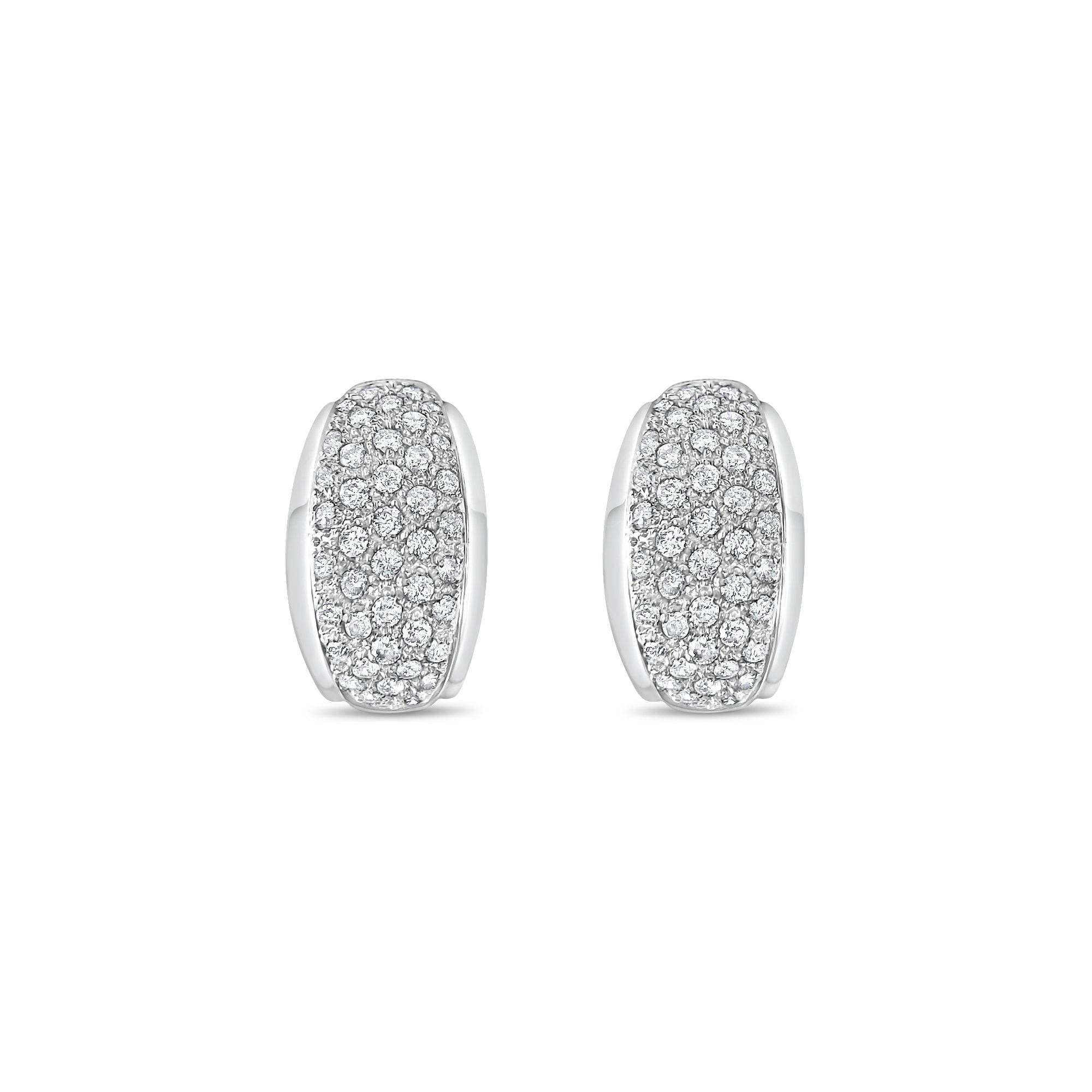 Exquisite Pave Diamond Cluster Earrings for Women | 14K Gold Plated Bridal Jewelry | Perfect for Weddings, Anniversaries & Special Occasions
