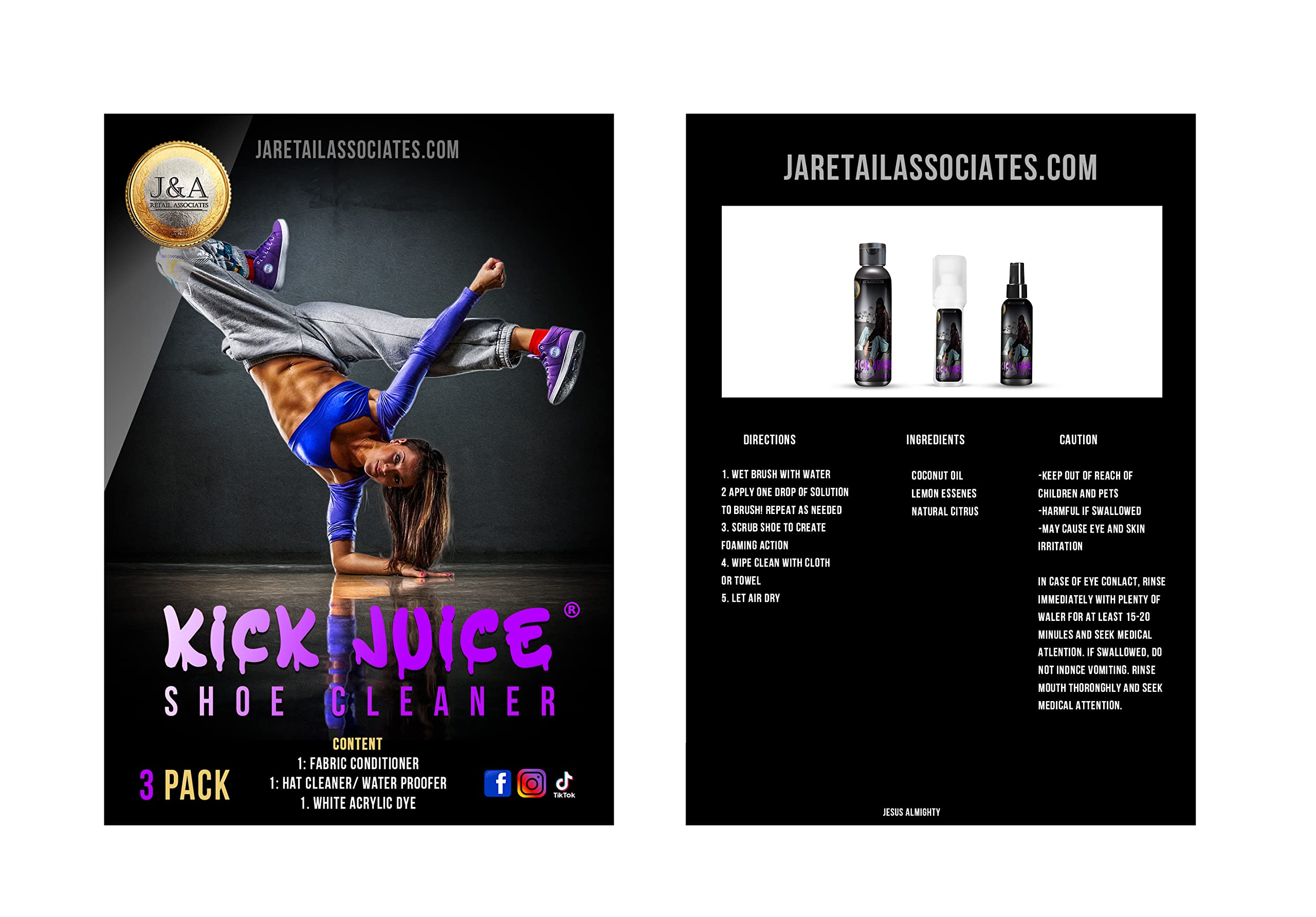 Premium Shoe Cleaner Kit with Fabric Conditioner, Waterproofer & White Acrylic Dye - Complete Sneaker Care Bundle for Cleaning, Protection & Restoration - Perfect for Sneakers, Boots & Athletic Shoes