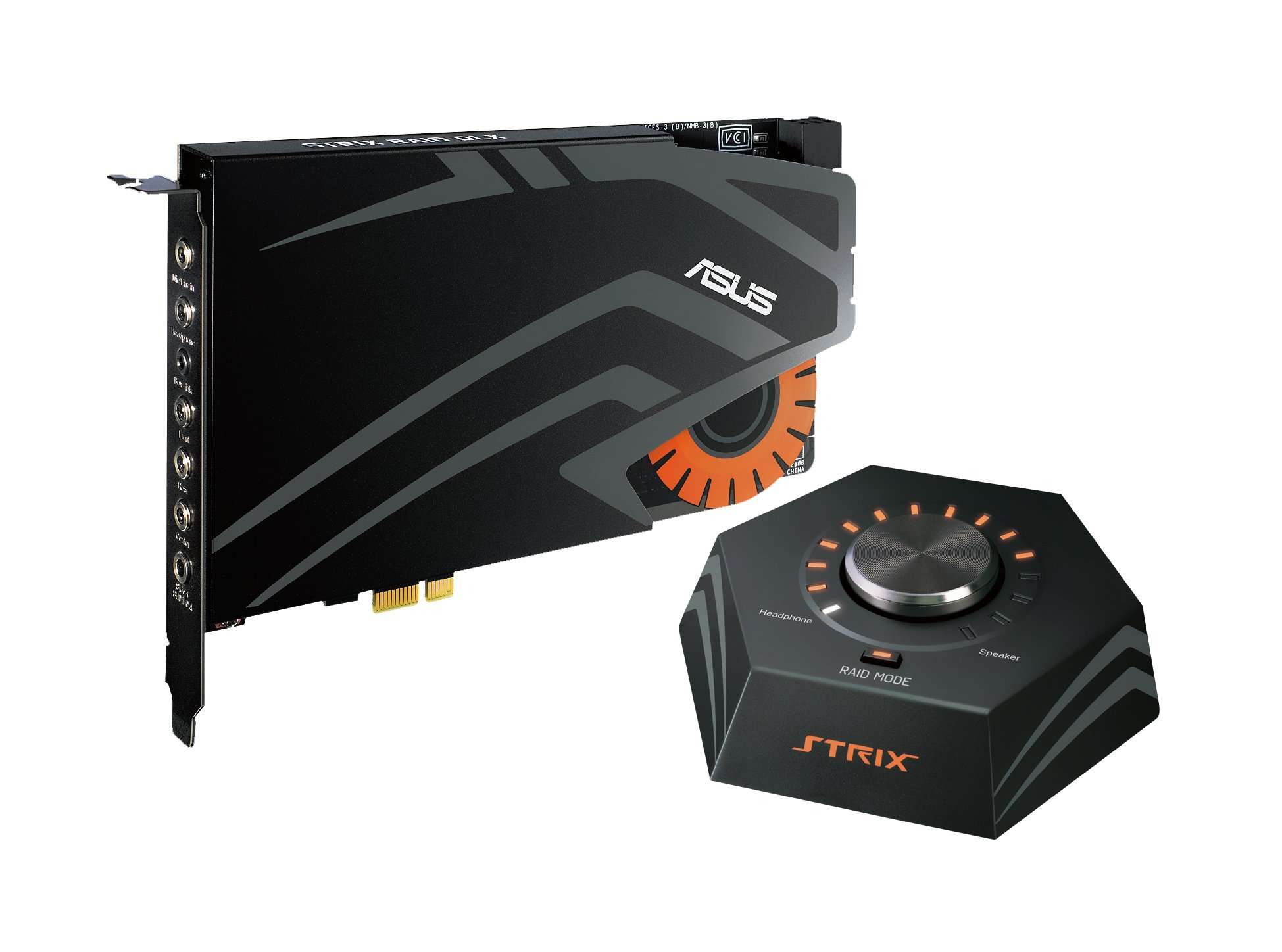 ASUS ROG Strix RAID PRO 7.1 Channel Gaming Sound Card with RGB Lighting - High Fidelity Audio for PC, Laptops, and Streaming Setups | Perfect for Gaming, Music Production, and Home Theater Systems
