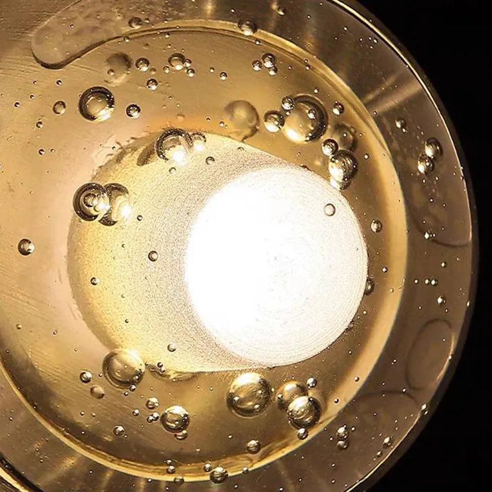 Clear Glass Hemisphere Outdoor Wall Lights - Waterproof & Durable for Porch, Garden, Patio, and Exterior Home Lighting