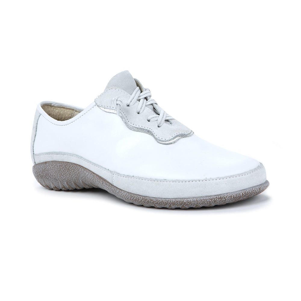 WHITE SUED/WHITE/SILV