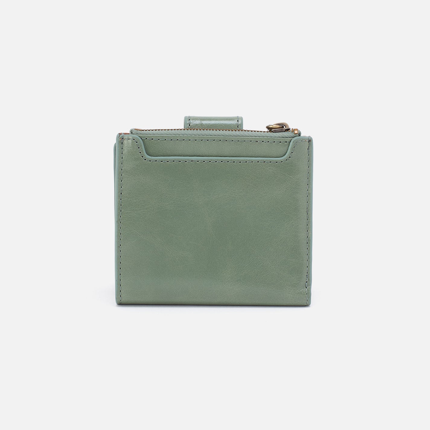 Premium Dunn Mini Wallet in Polished Leather - Slim RFID Blocking Jade Green Wallet for Men & Women - Perfect for Travel, Everyday Carry and Gift Giving