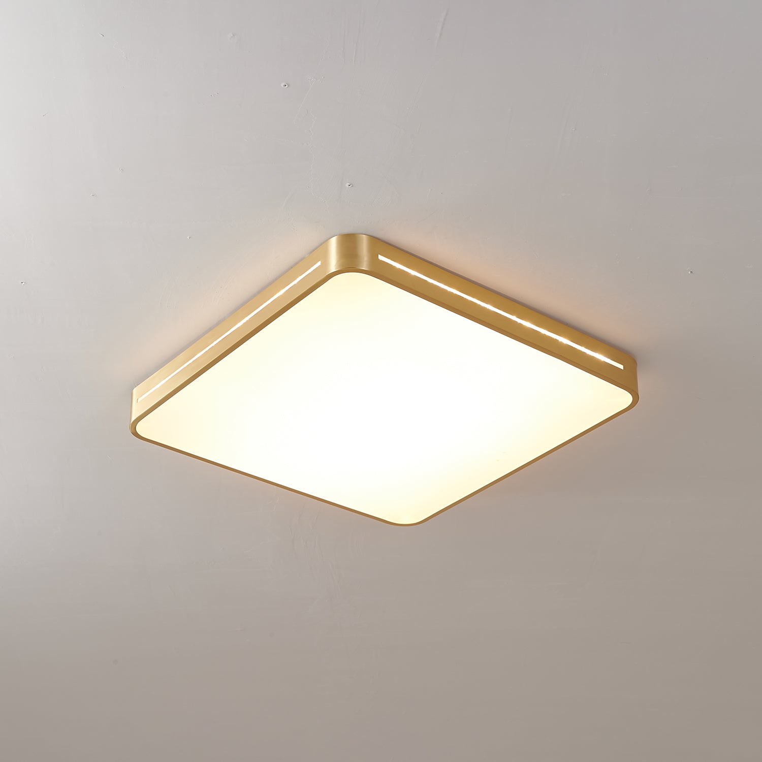Modern Caelum Ceiling Light Fixture - Dimmable LED Flush Mount for Living Room, Bedroom & Kitchen - Energy Efficient Home Lighting Solution