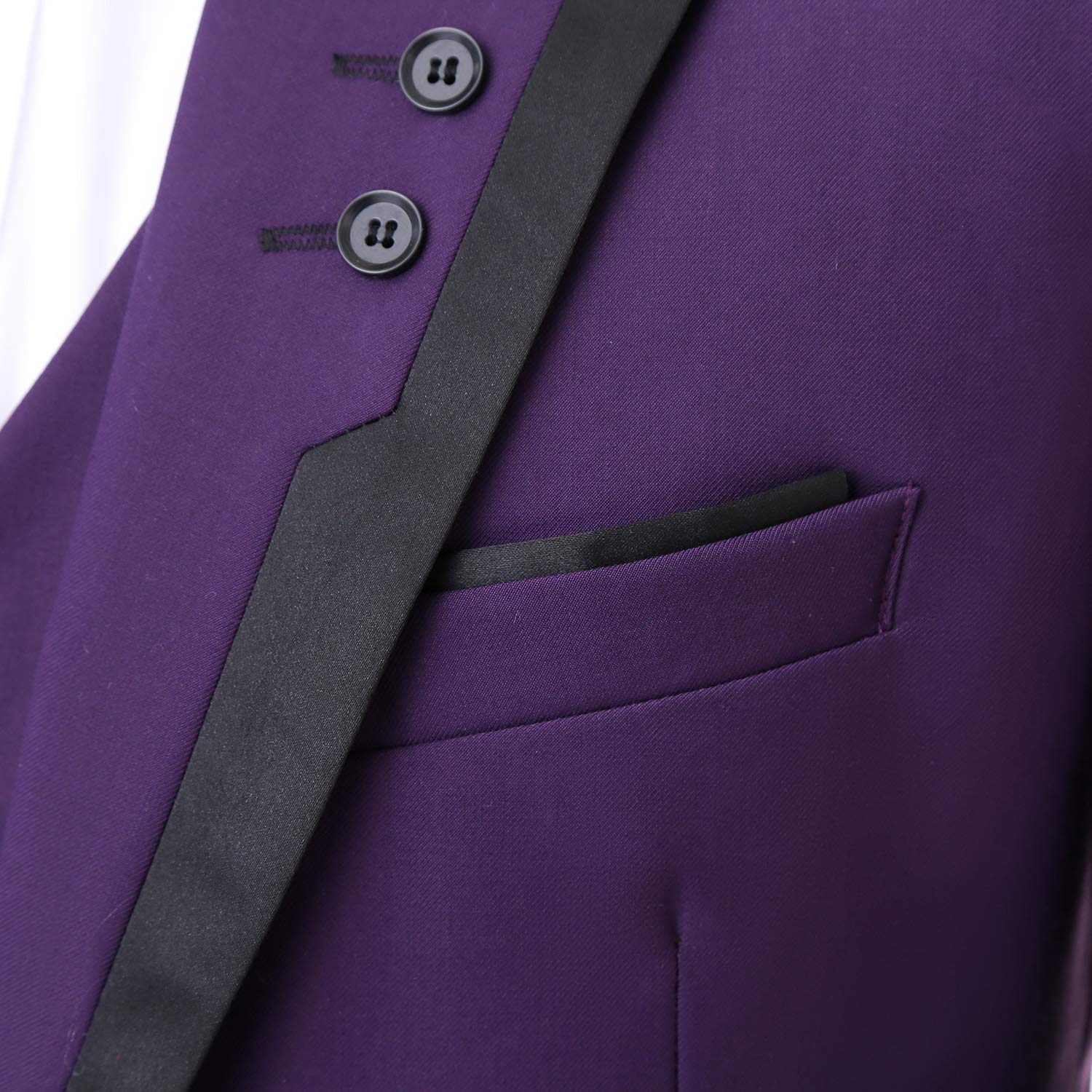 Premium Men's 3-Piece Business Suit Set - Single Breasted Peak Lapel Jacket with Vest & Dress Pants | Formal Office Wear, Wedding Attire & Professional Events