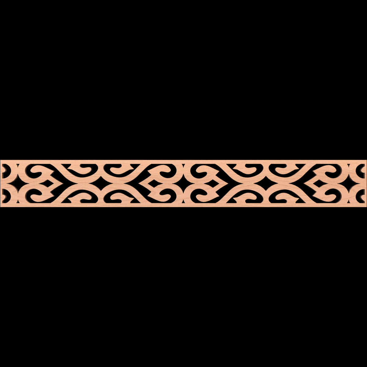 Keene Fretwork Moulding - Decorative Wood Trim for Home & Furniture | Perfect for DIY Projects, Wall Paneling, and Cabinet Accents