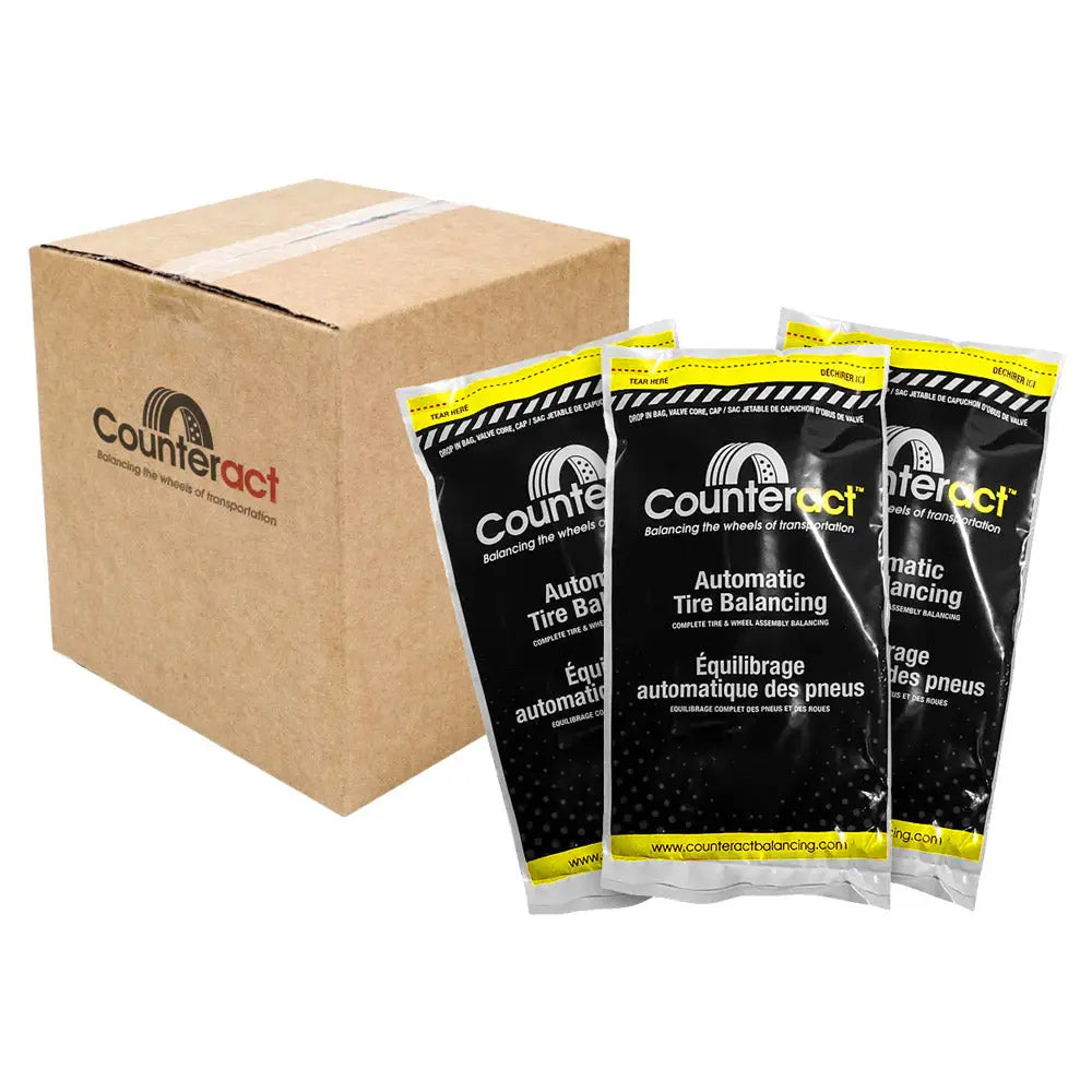 Counteract Tire Balancing Beads for Trucks & Trailers - Eliminate Wheel Vibration, Improve Fuel Efficiency (Case of 12) - Perfect for Off-Roading, RV & Heavy-Duty Vehicles